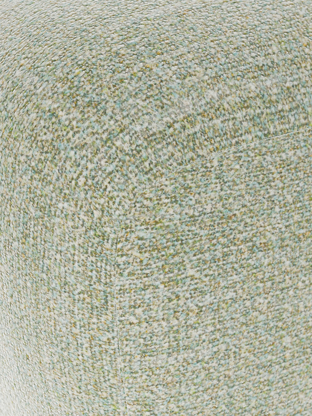 Hoher Bouclé-Sofa-Hocker Wolke
