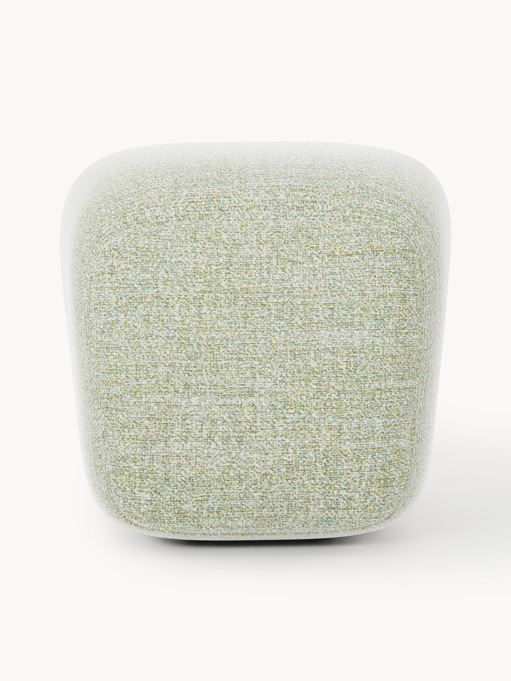 Hoher Bouclé-Sofa-Hocker Wolke
