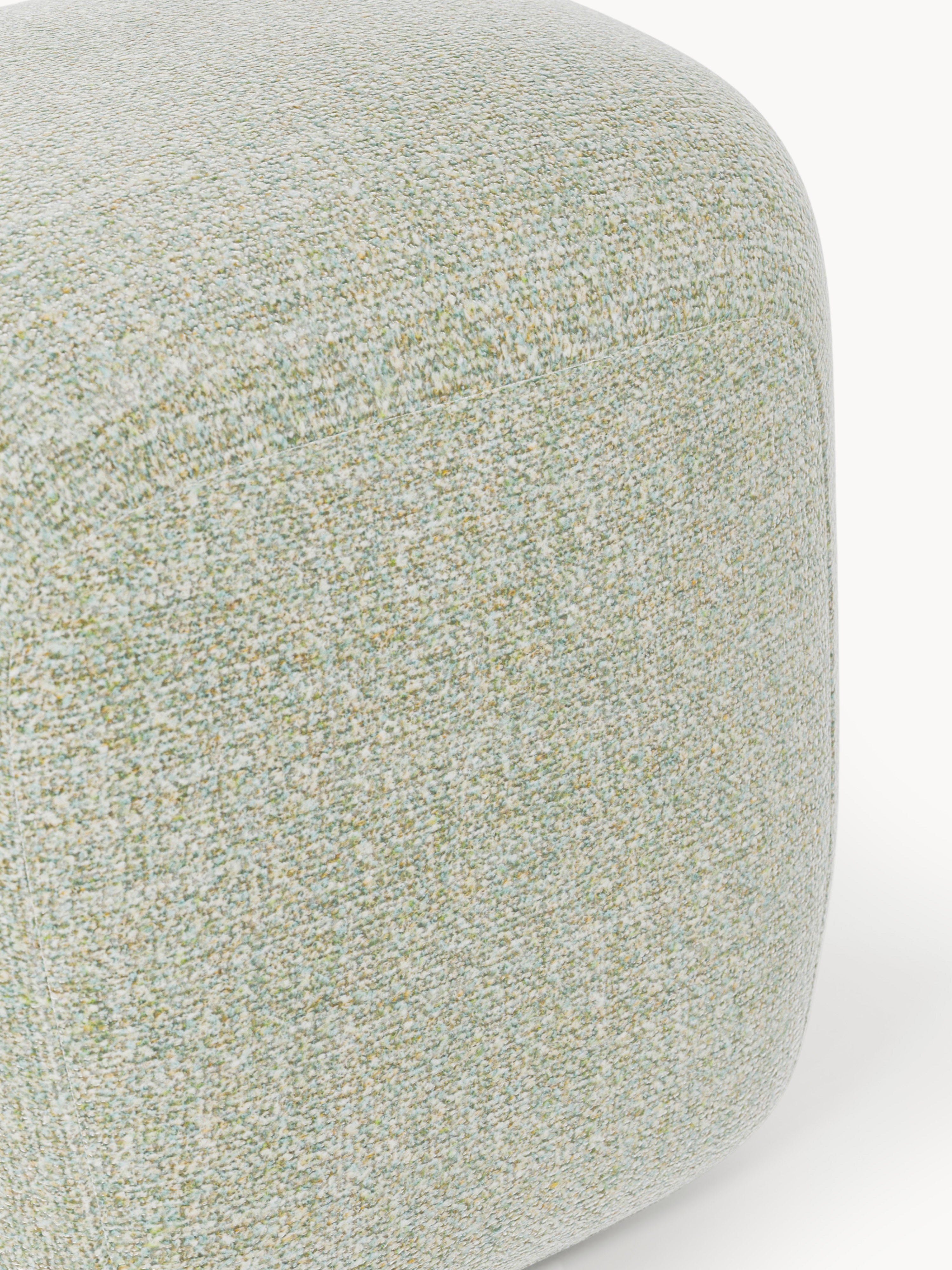 Hoher Bouclé-Sofa-Hocker Wolke