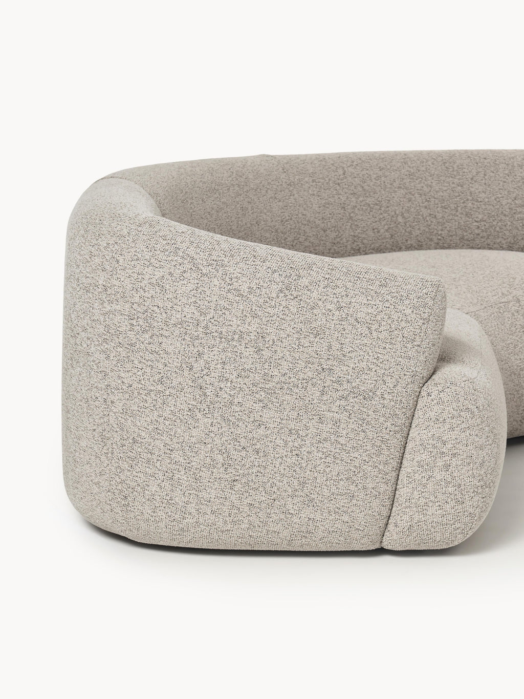 Modulares Bouclé-XL-Sofa Sofia