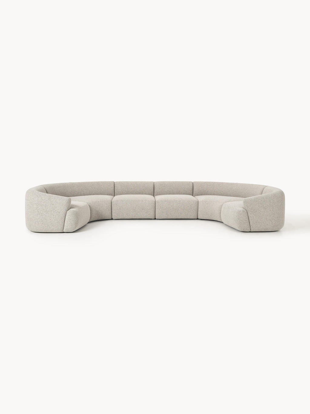 Modulares Bouclé-XL-Sofa Sofia