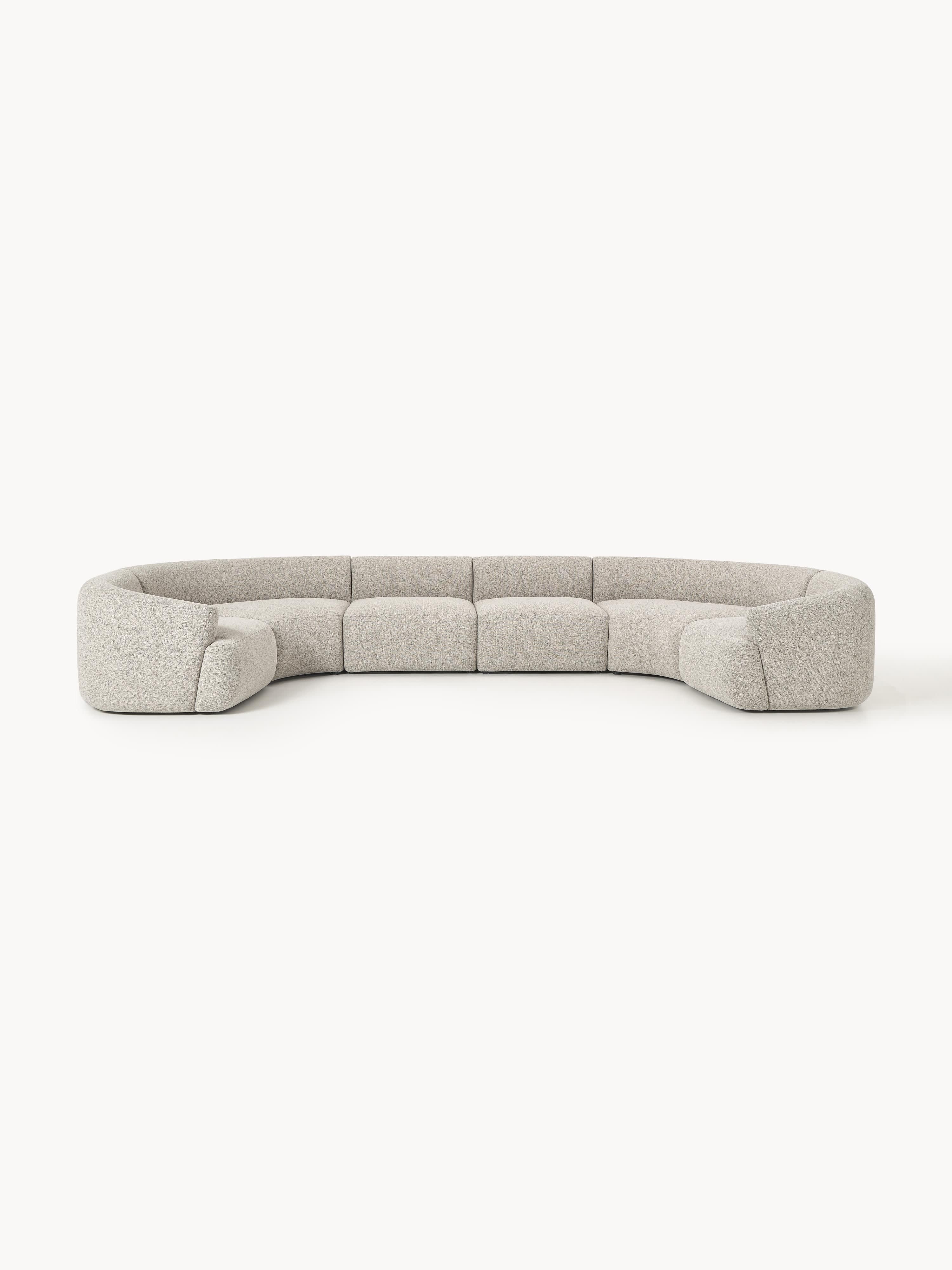 Modulares Bouclé-XL-Sofa Sofia