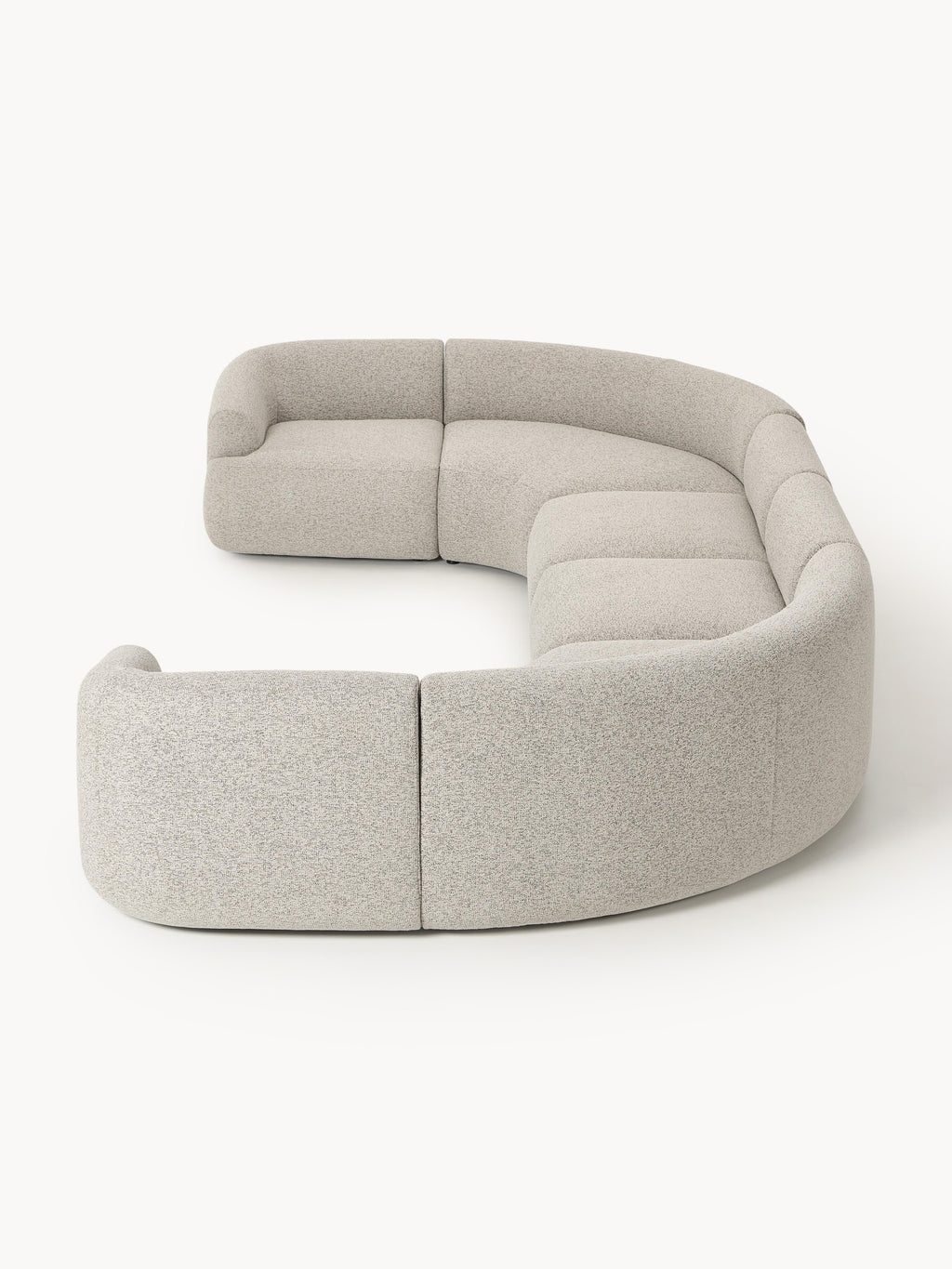 Modulares Bouclé-XL-Sofa Sofia