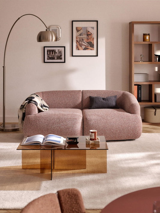 Modulares Bouclé-Sofa Sofia (2-Sitzer)