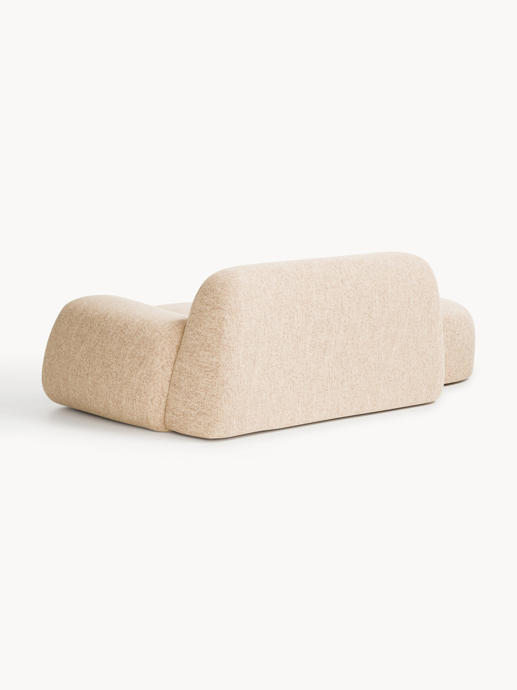 Bouclé-Sofa Wolke (2-Sitzer) mit Chaiselongue