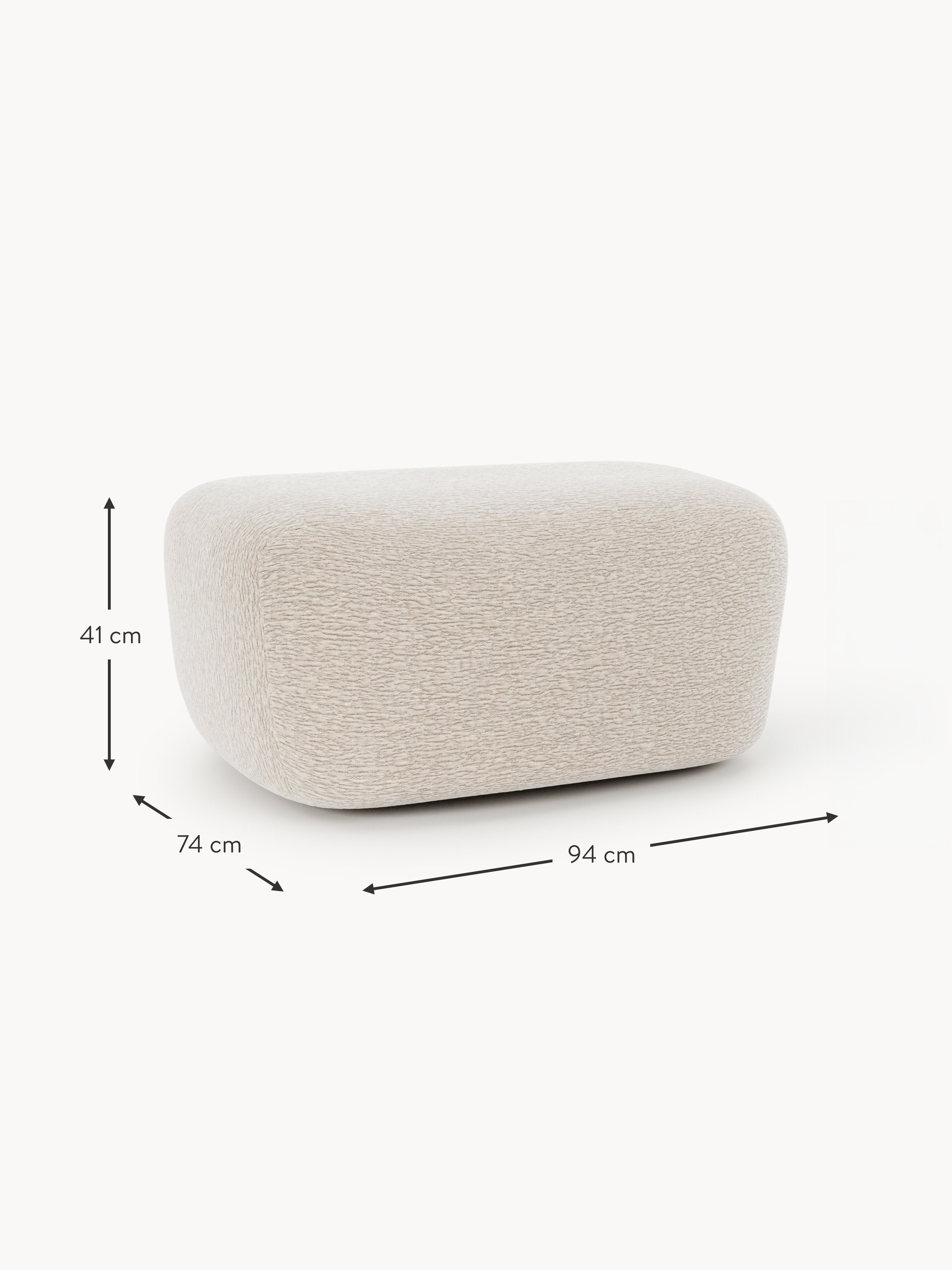 Großer Sofa-Hocker Wolke