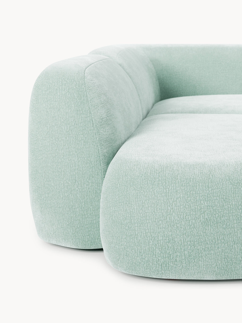 Modulares XL-Ecksofa Wolke mit Chaiselongue