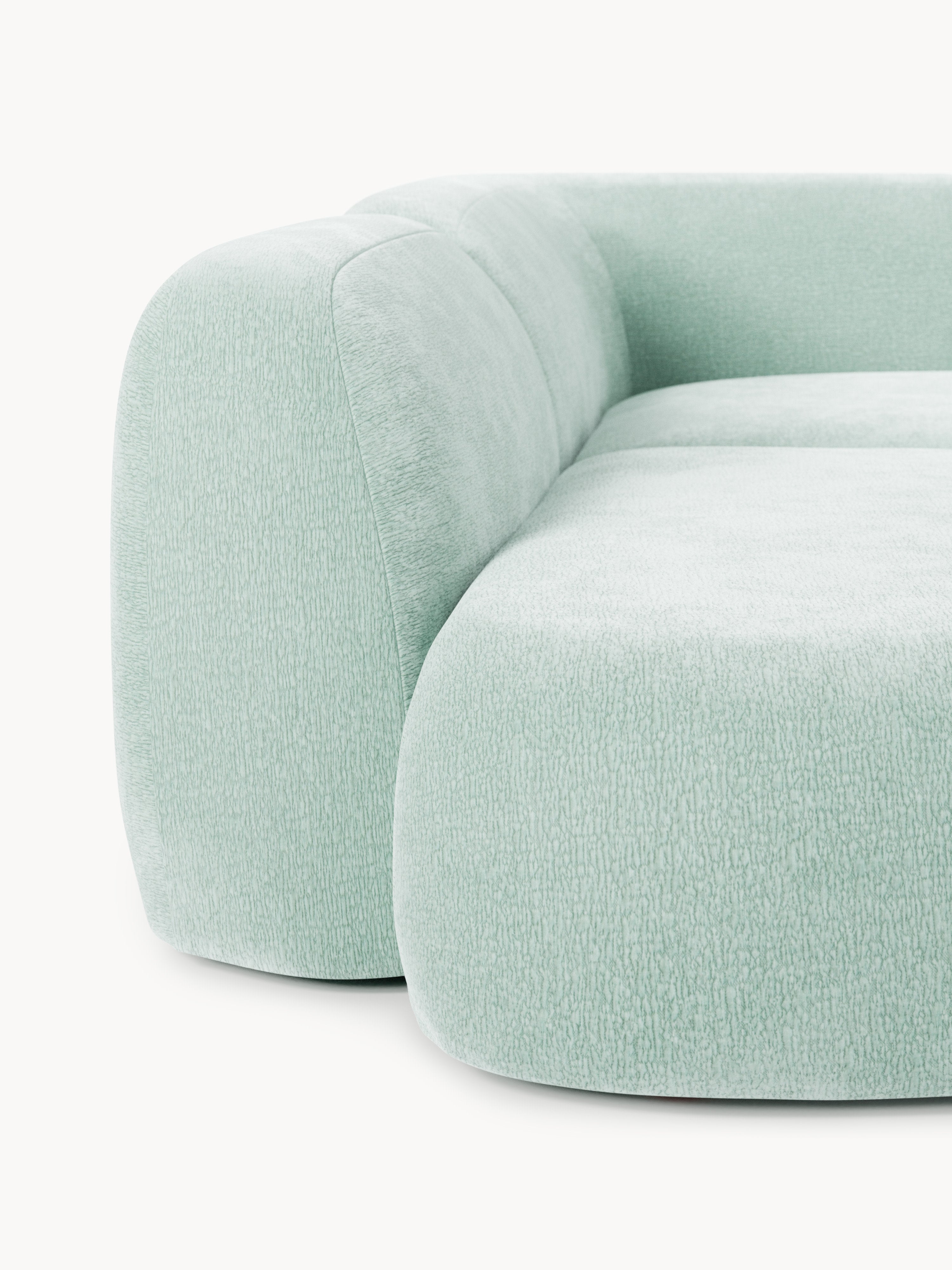 Modulares XL-Ecksofa Wolke mit Chaiselongue