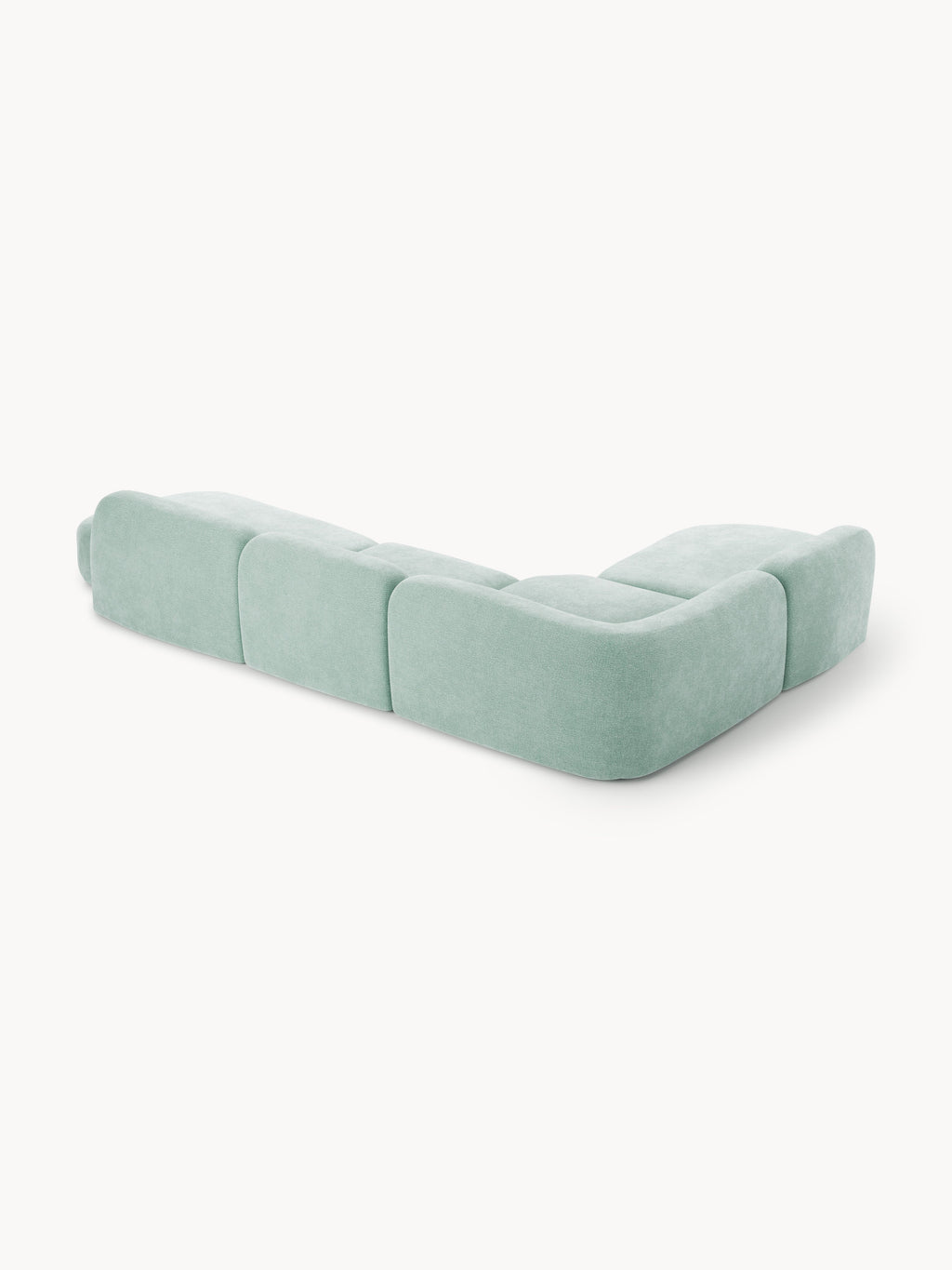 Modulares XL-Ecksofa Wolke mit Chaiselongue