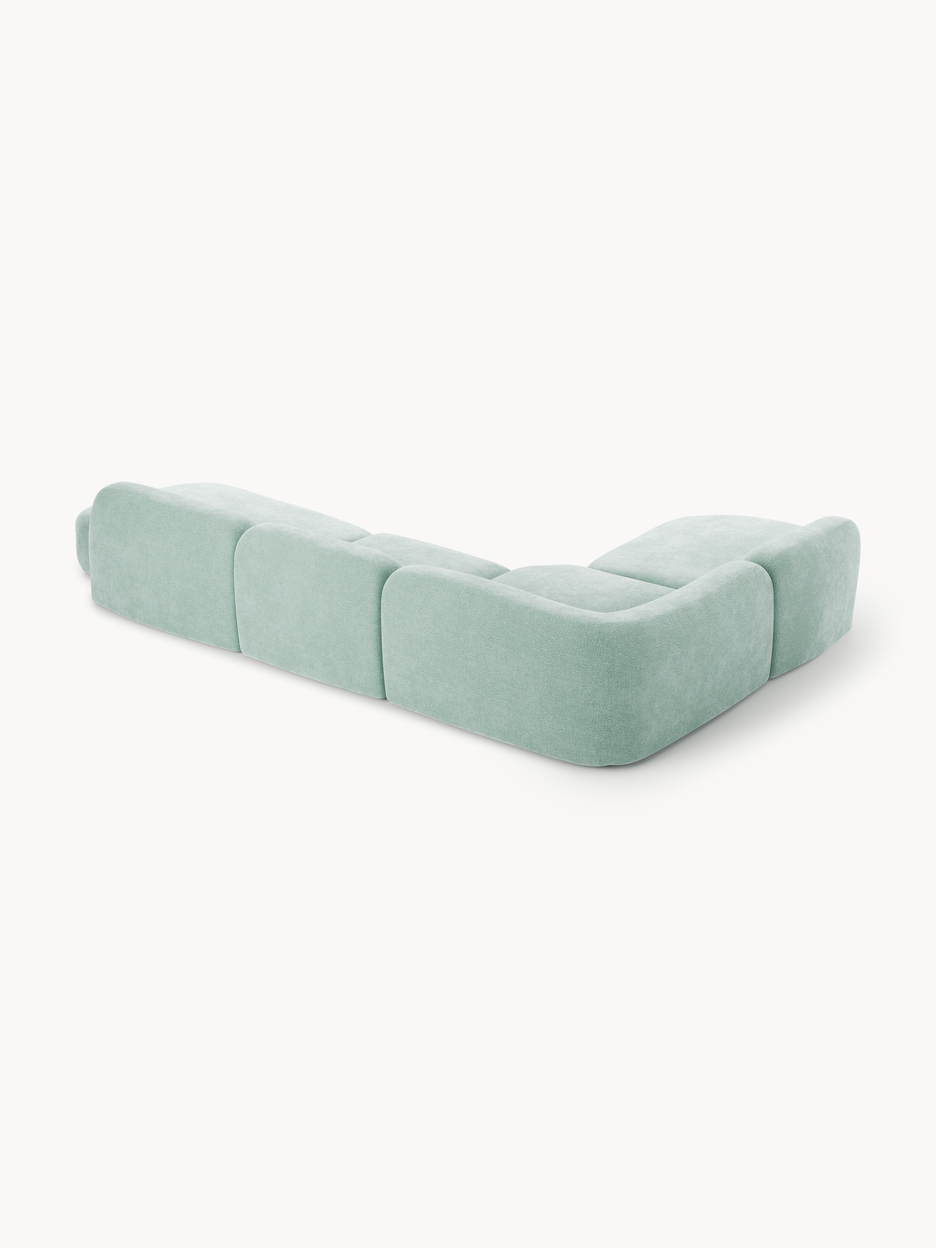 Modulares XL-Ecksofa Wolke mit Chaiselongue