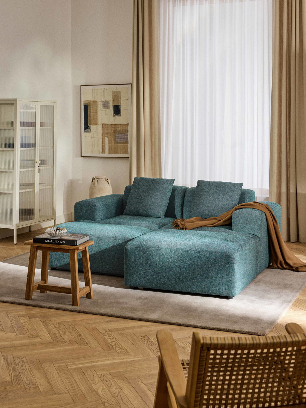 Sofa-Hocker Melva, B 99 x T 72 cm
