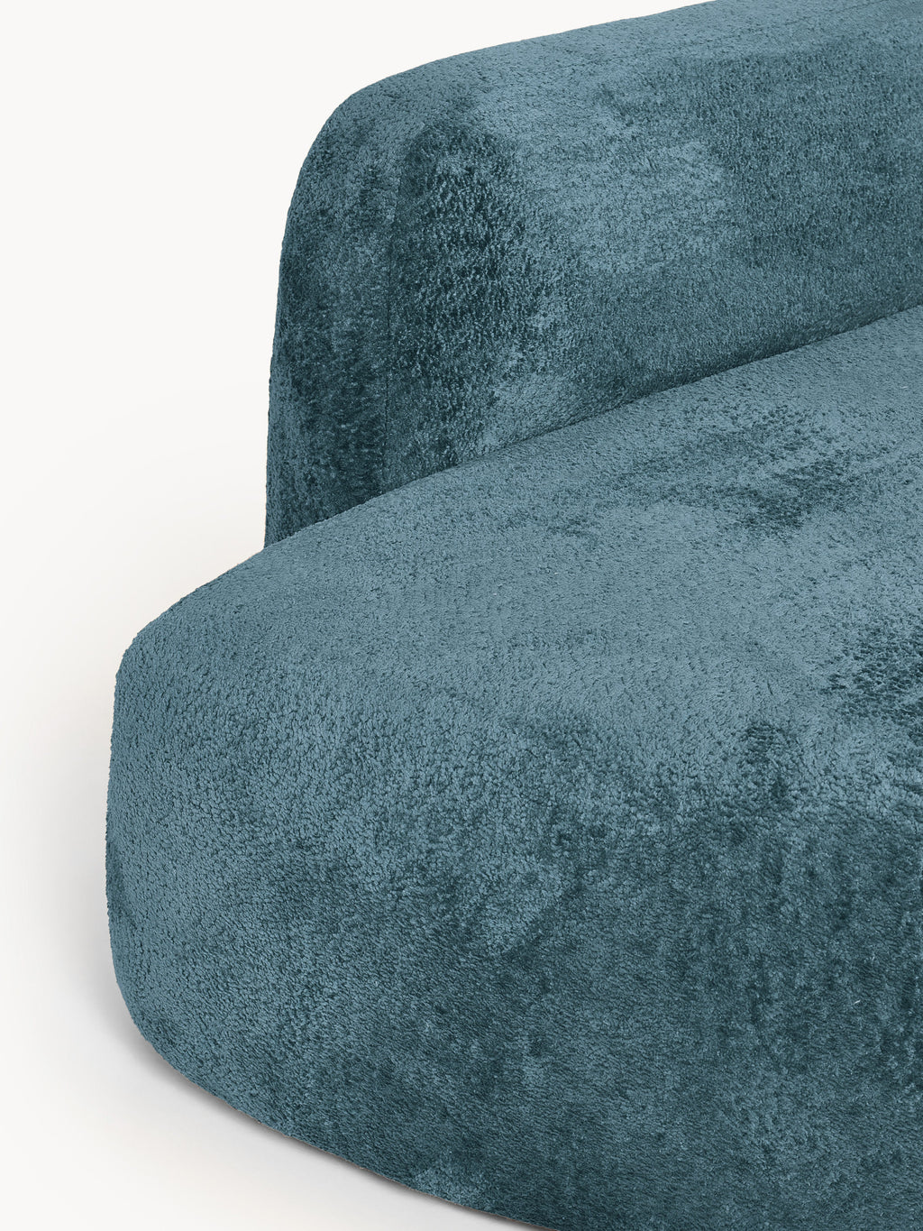 Modulares Teddy-Bouclé-Ecksofa Wolke (4-Sitzer) mit Chaiselongue
