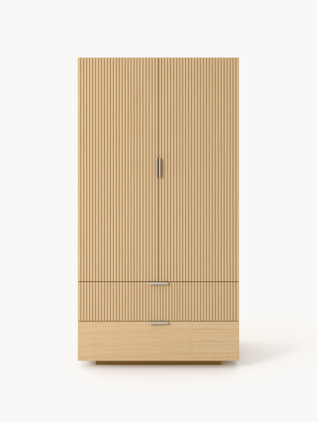 Kompakt-Kleiderschrank Sato aus Holz