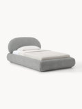 Galeriebild 1 - Bouclé-Polster-Einzelbett Alba mit Stauraum