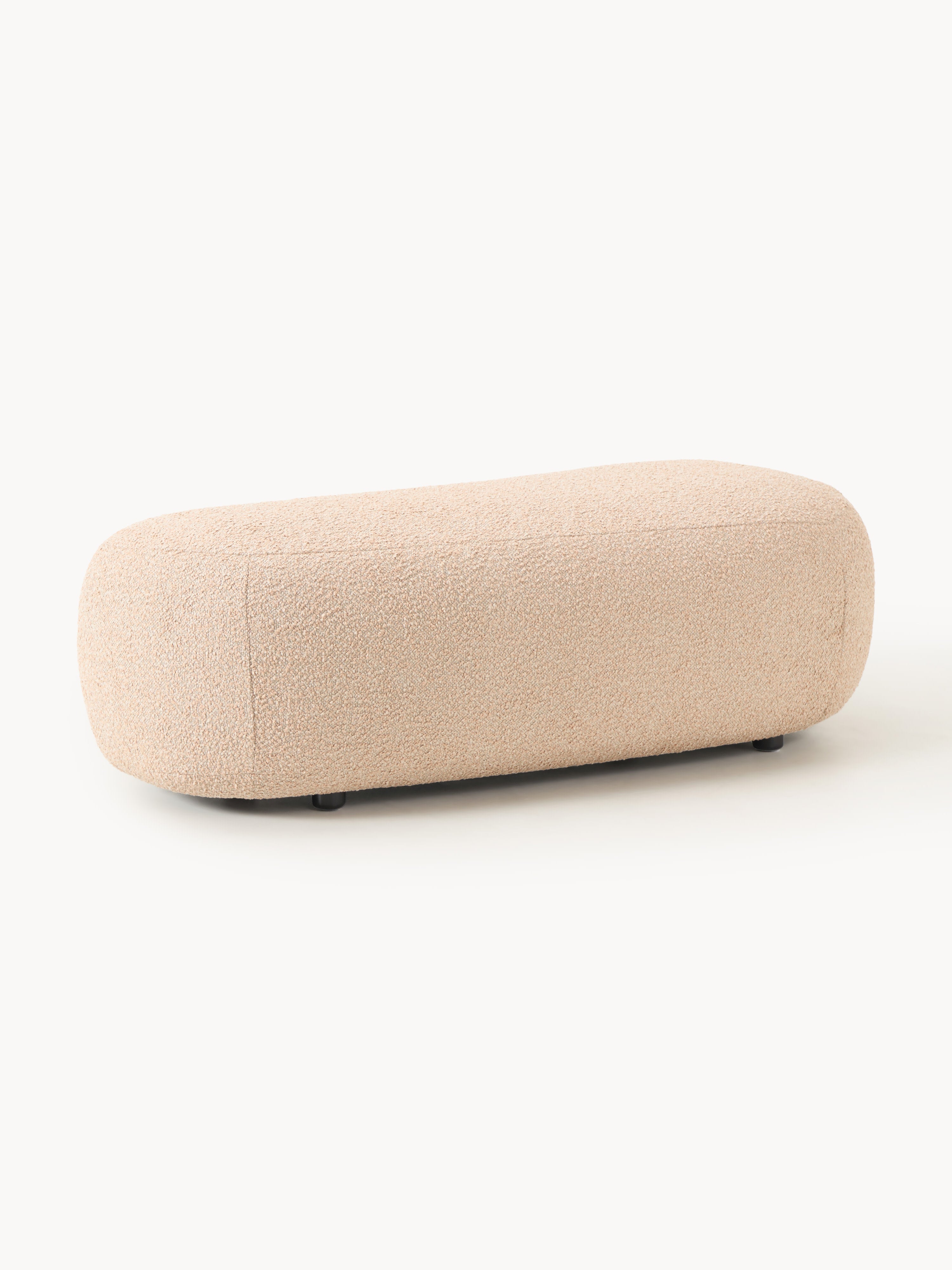 XL Sofa-Hocker Alba aus Bouclé