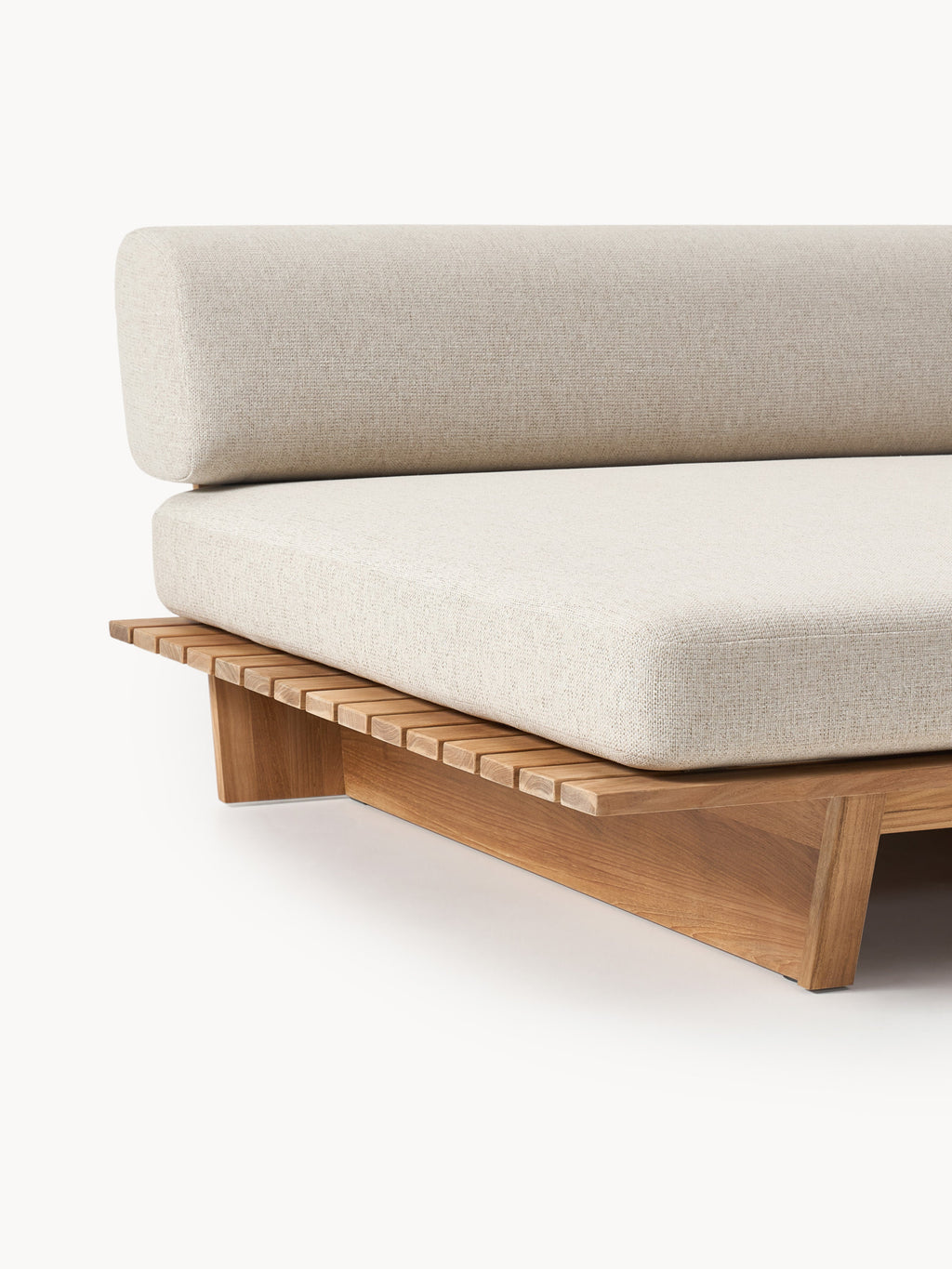 Garten-Doppel-Daybed Eiko aus Teakholz