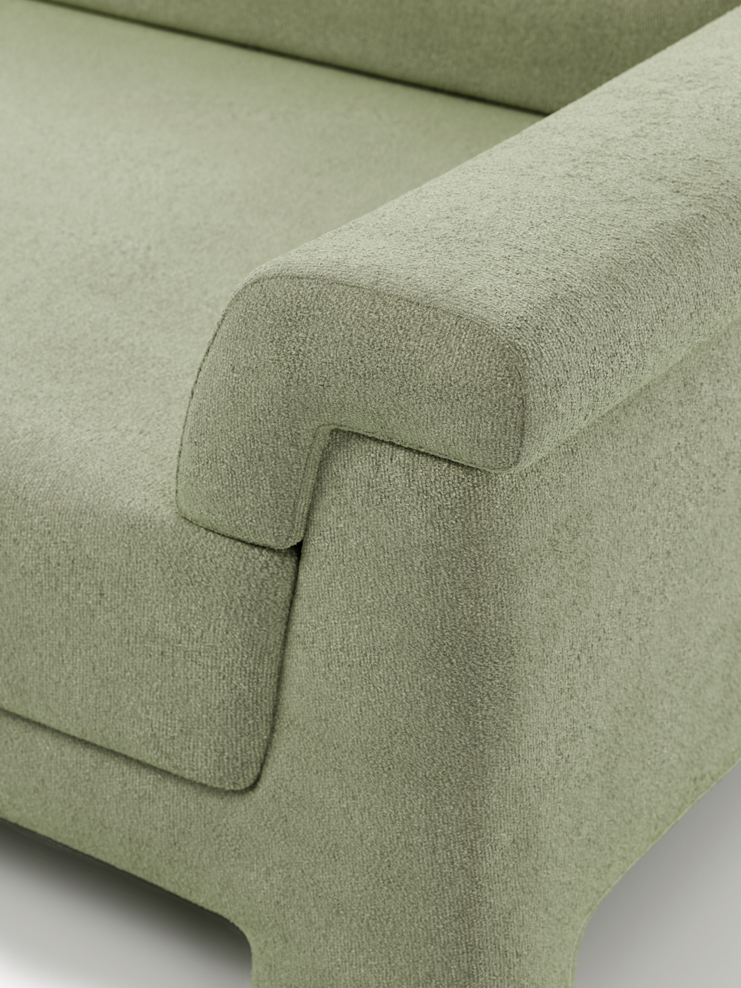 Bouclé-Sofa Atlas (3-Sitzer)