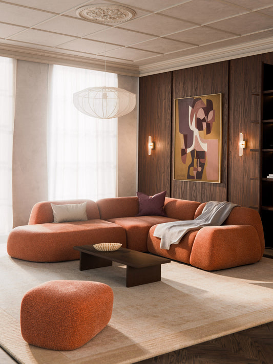 Modulares Ecksofa Wolke (4-Sitzer) mit Chaiselongue
