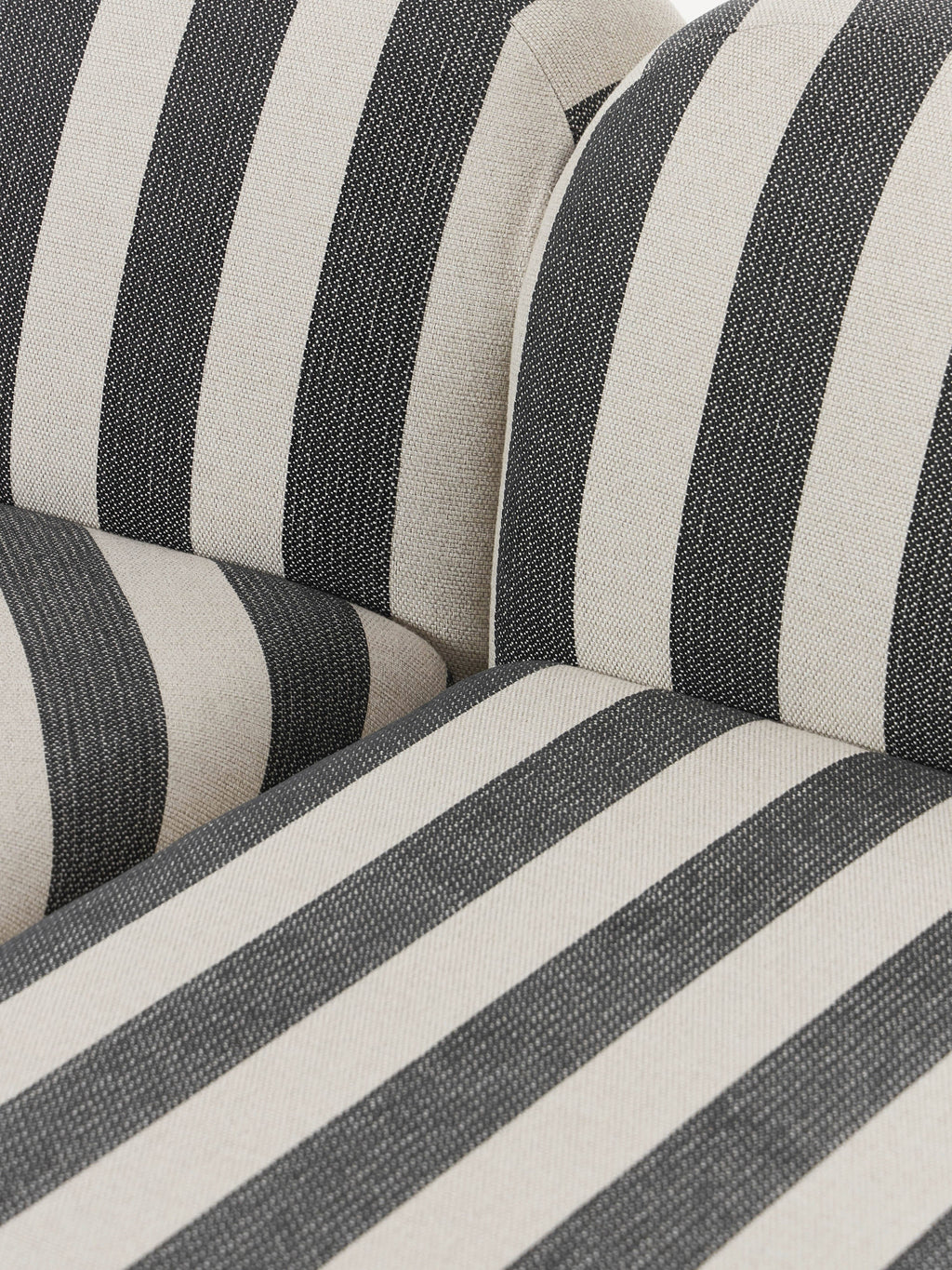 Modulares Gestreiftes Sofa Wolke (4-Sitzer)
