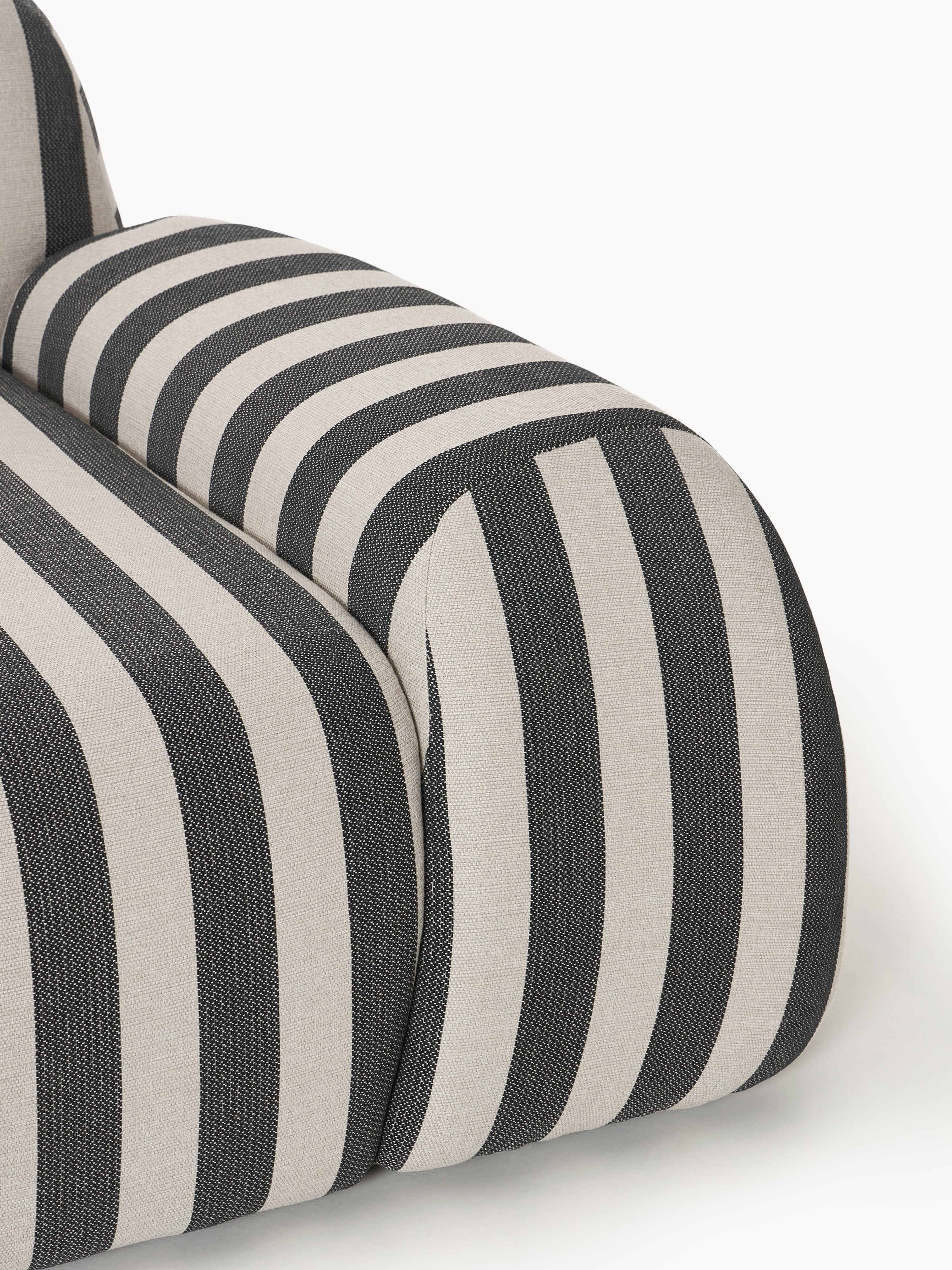 Modulares Gestreiftes Sofa Wolke (4-Sitzer)