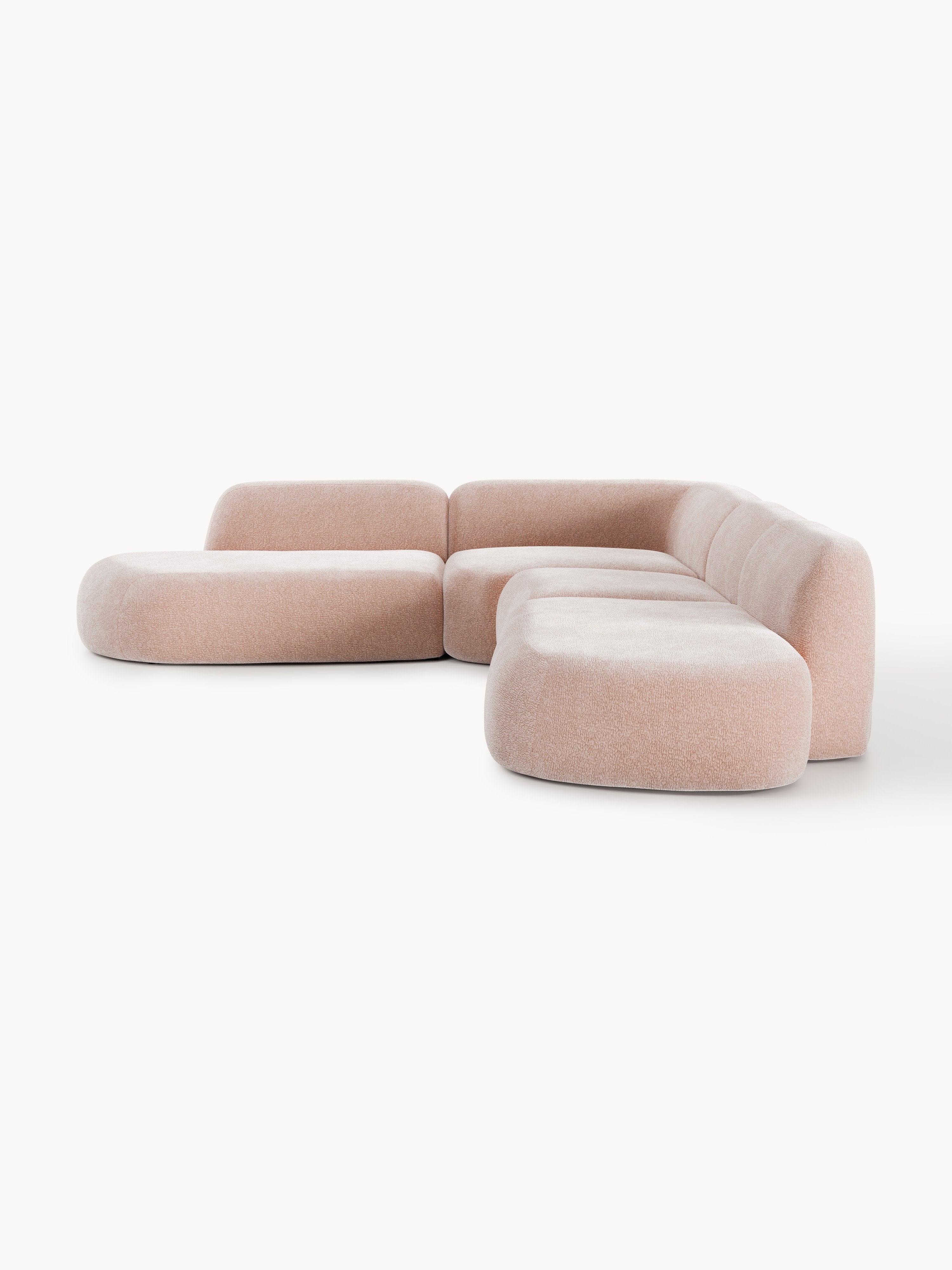Modulares XL-Ecksofa Wolke mit Chaiselongue