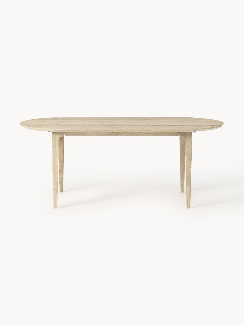 Ovaler Esstisch Archie aus Eichenholz, 200 x 100 cm