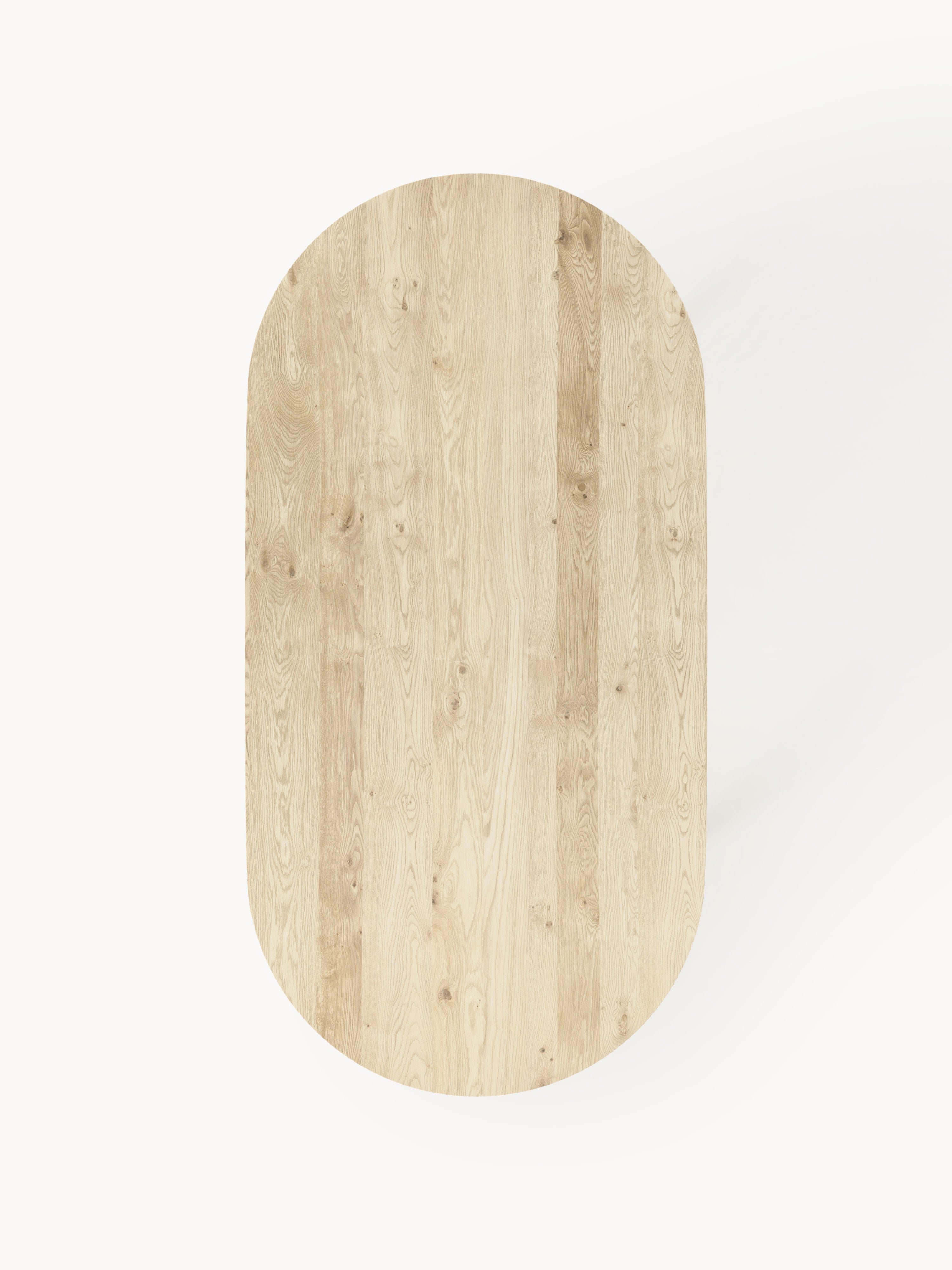 Ovaler Esstisch Archie aus Eichenholz, 200 x 100 cm