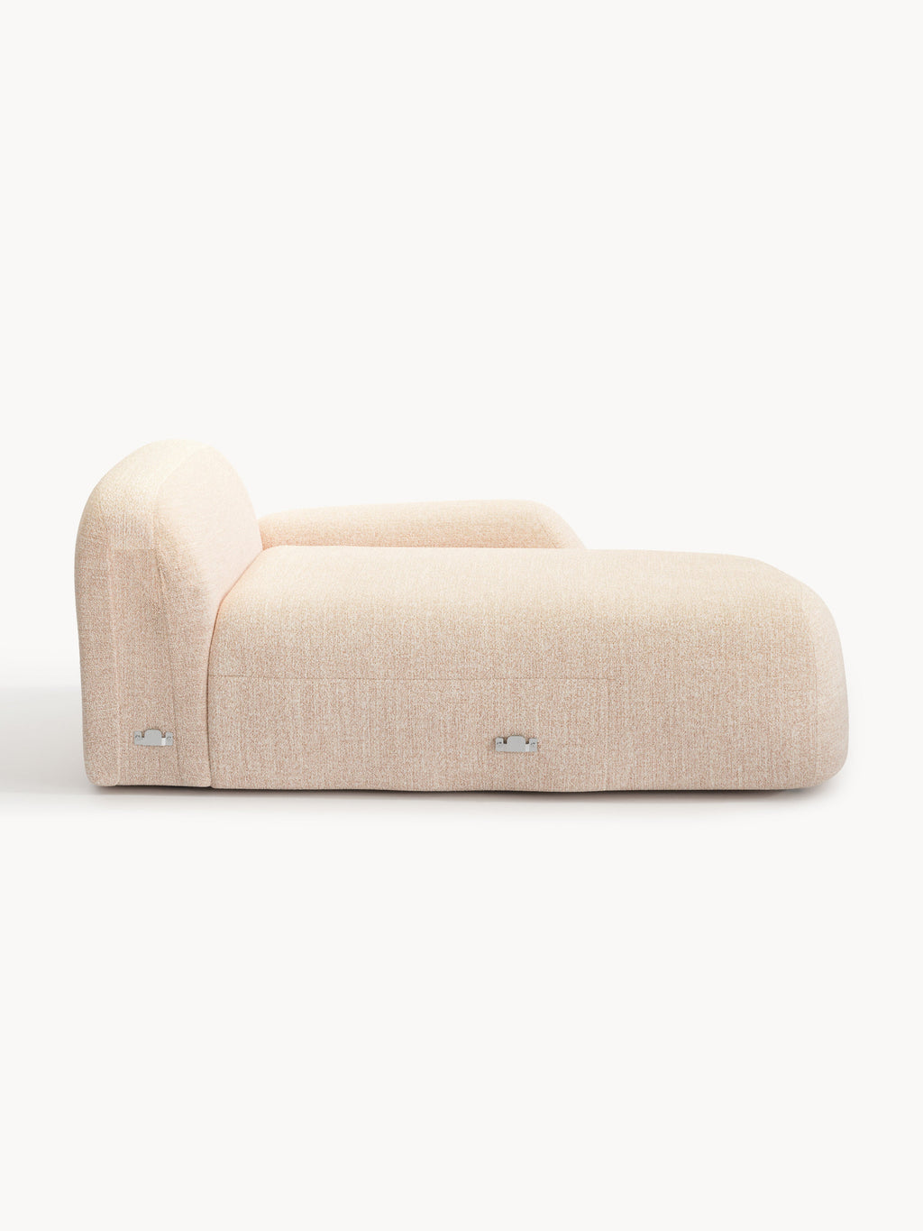 Bouclé-Chaise-Eckmodul Wolke