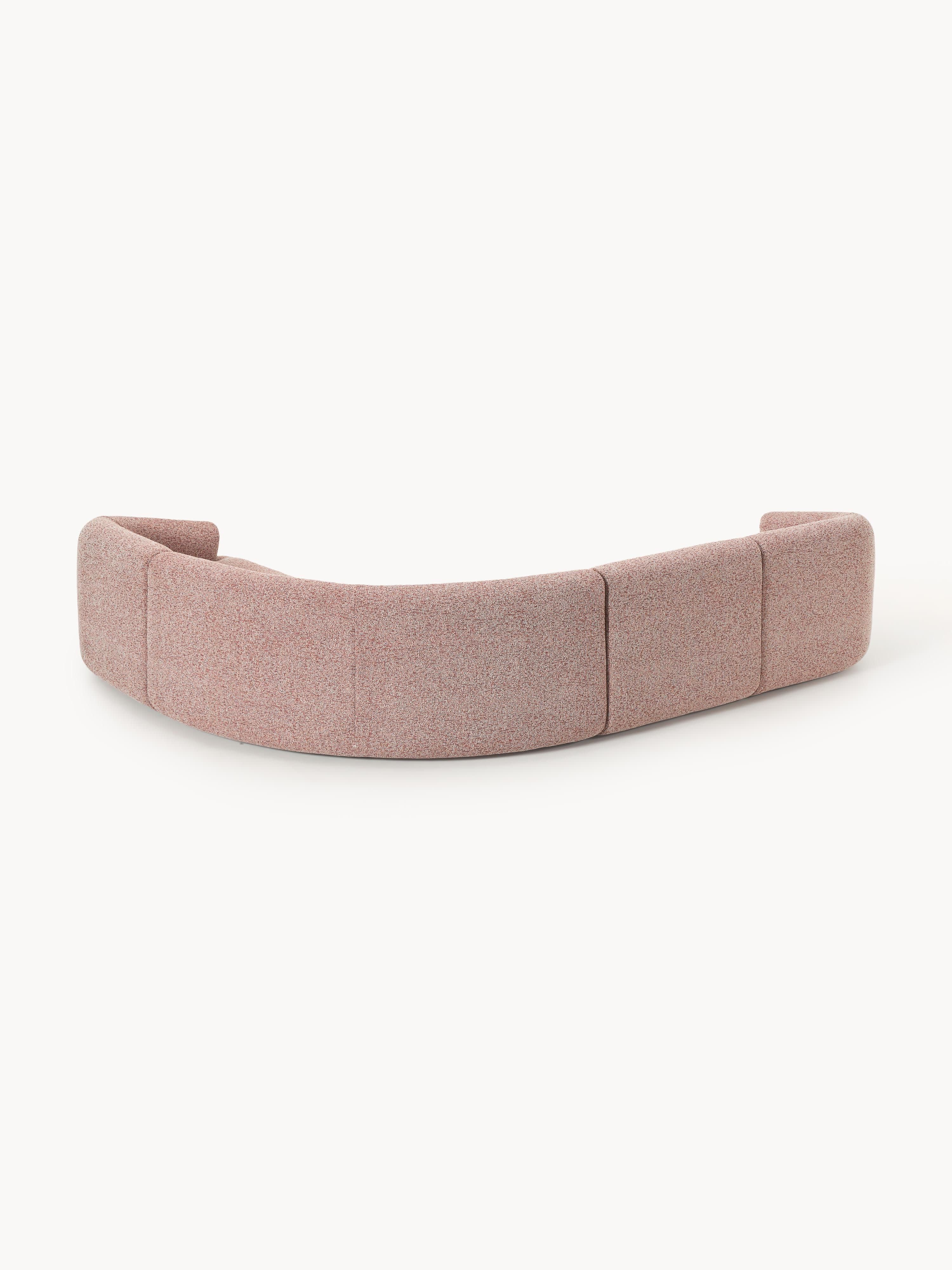 Modulares Bouclé-Ecksofa Sofia (4-Sitzer)