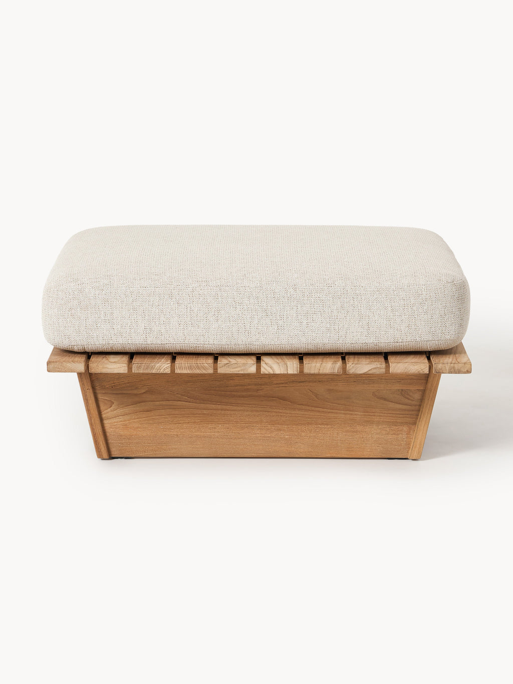 Garten-Sofa-Hocker Eiko aus Teakholz