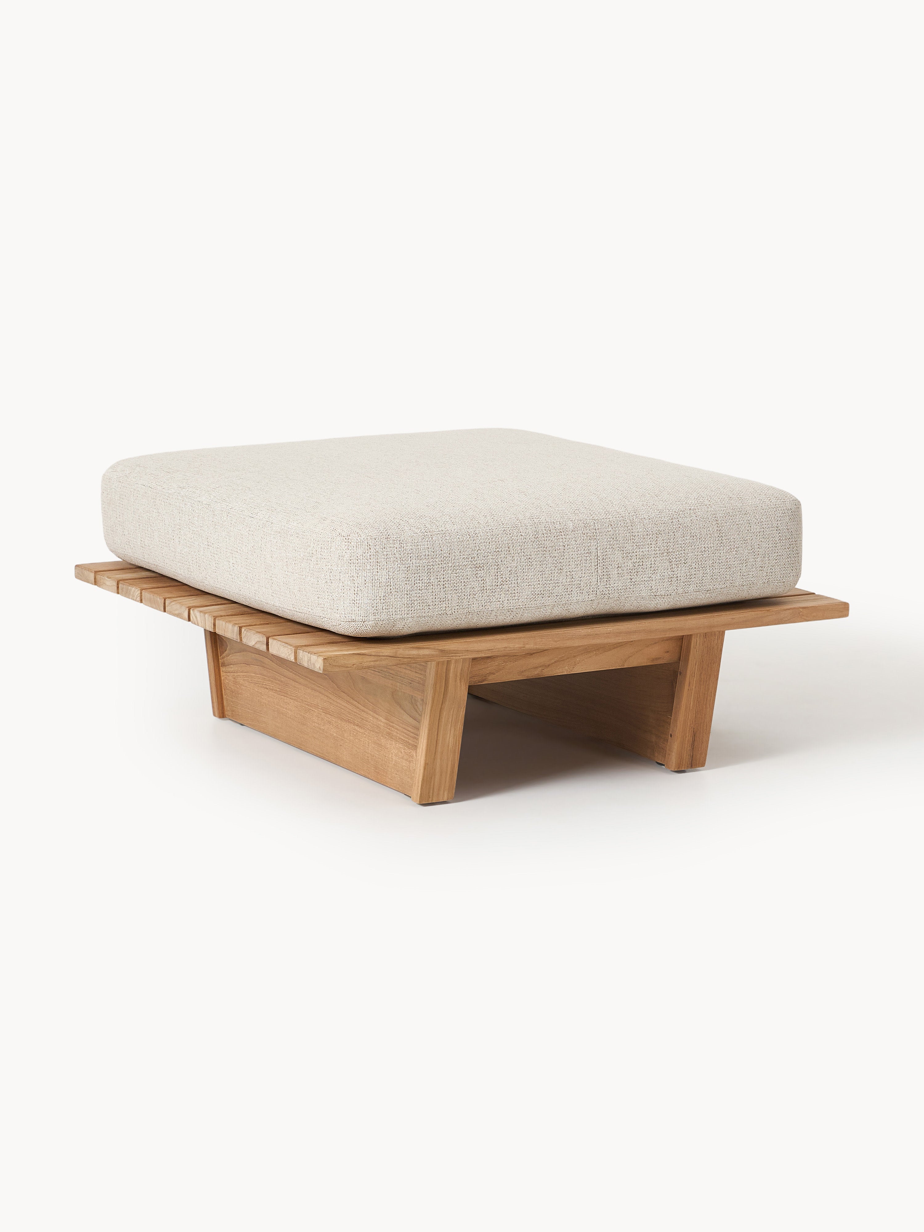 Galeriebild 1 - Garten-Sofa-Hocker Eiko aus Teakholz