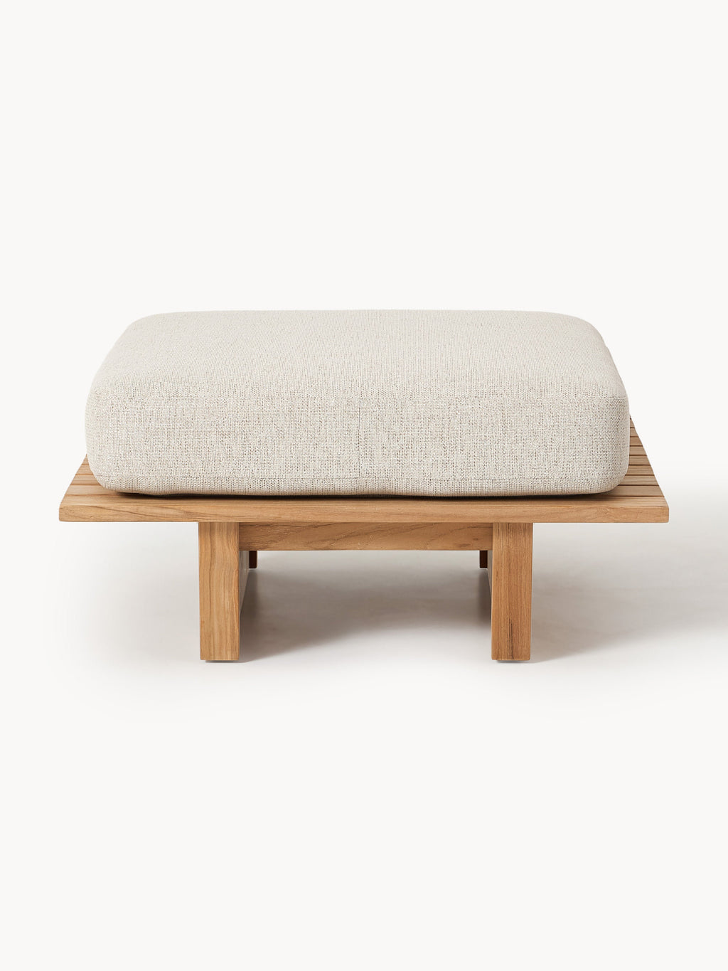 Garten-Sofa-Hocker Eiko aus Teakholz