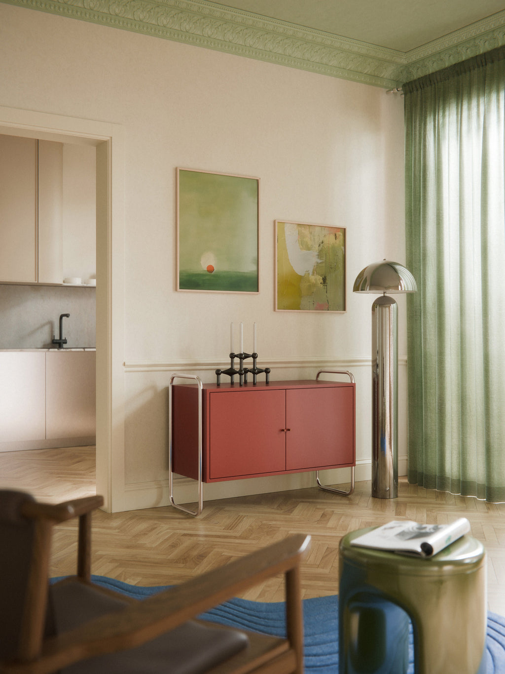 Metall-Sideboard Robyn