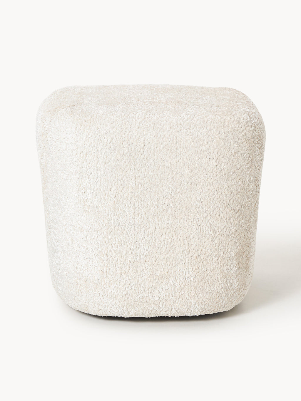 Hohe Ottomane Wolke aus Teddy-Bouclé