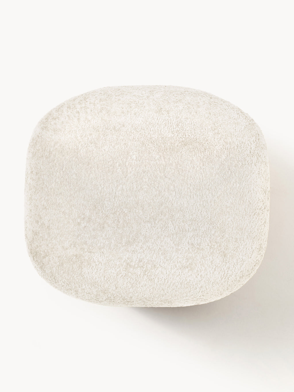 Hohe Ottomane Wolke aus Teddy-Bouclé