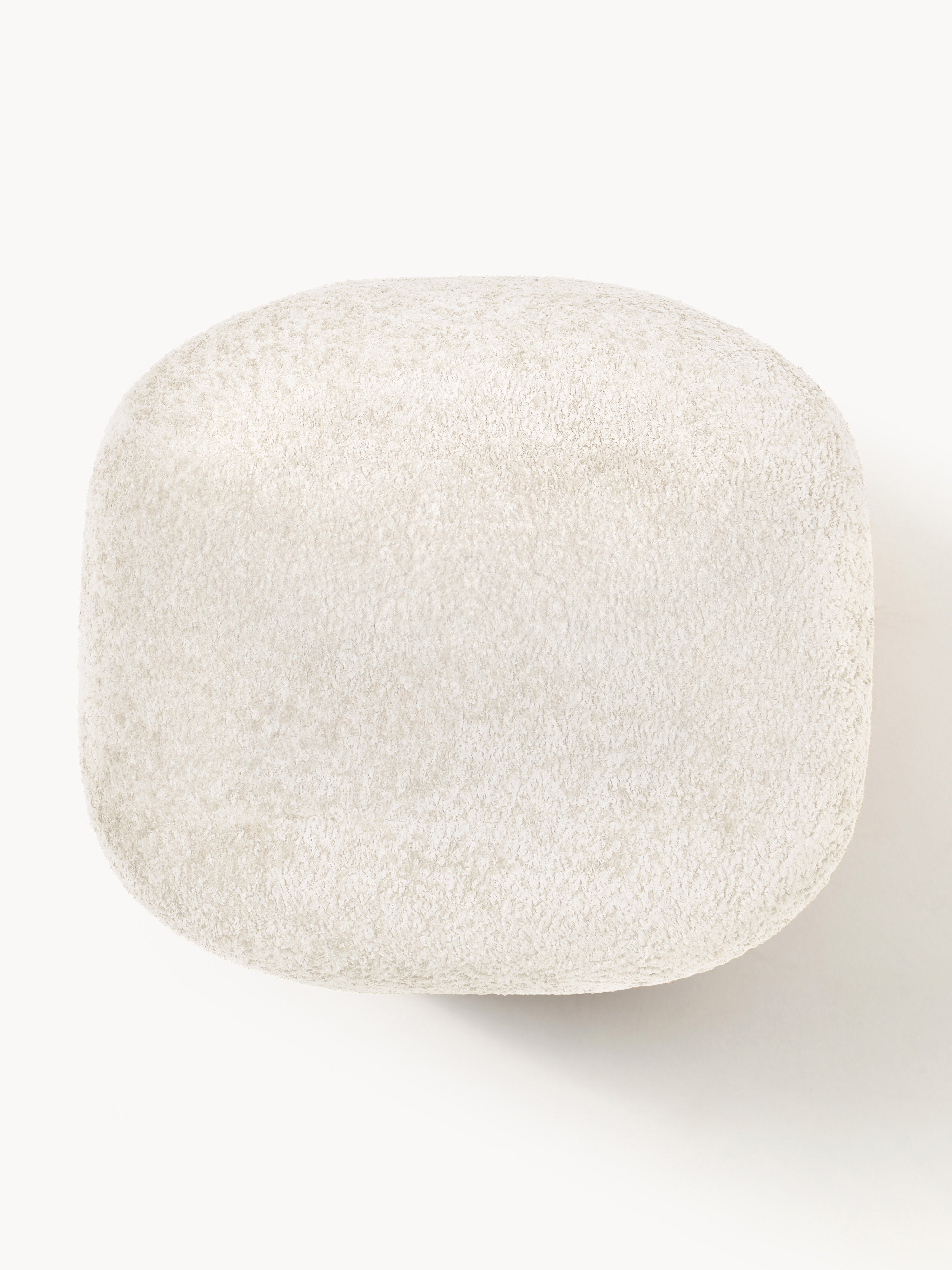 Hohe Ottomane Wolke aus Teddy-Bouclé