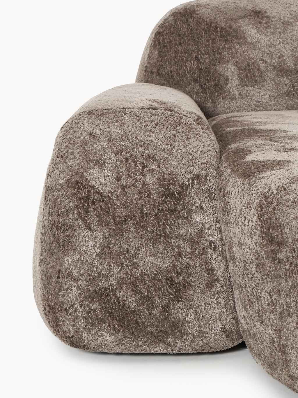 XL-Loungesessel Wolke aus Teddy-Bouclé
