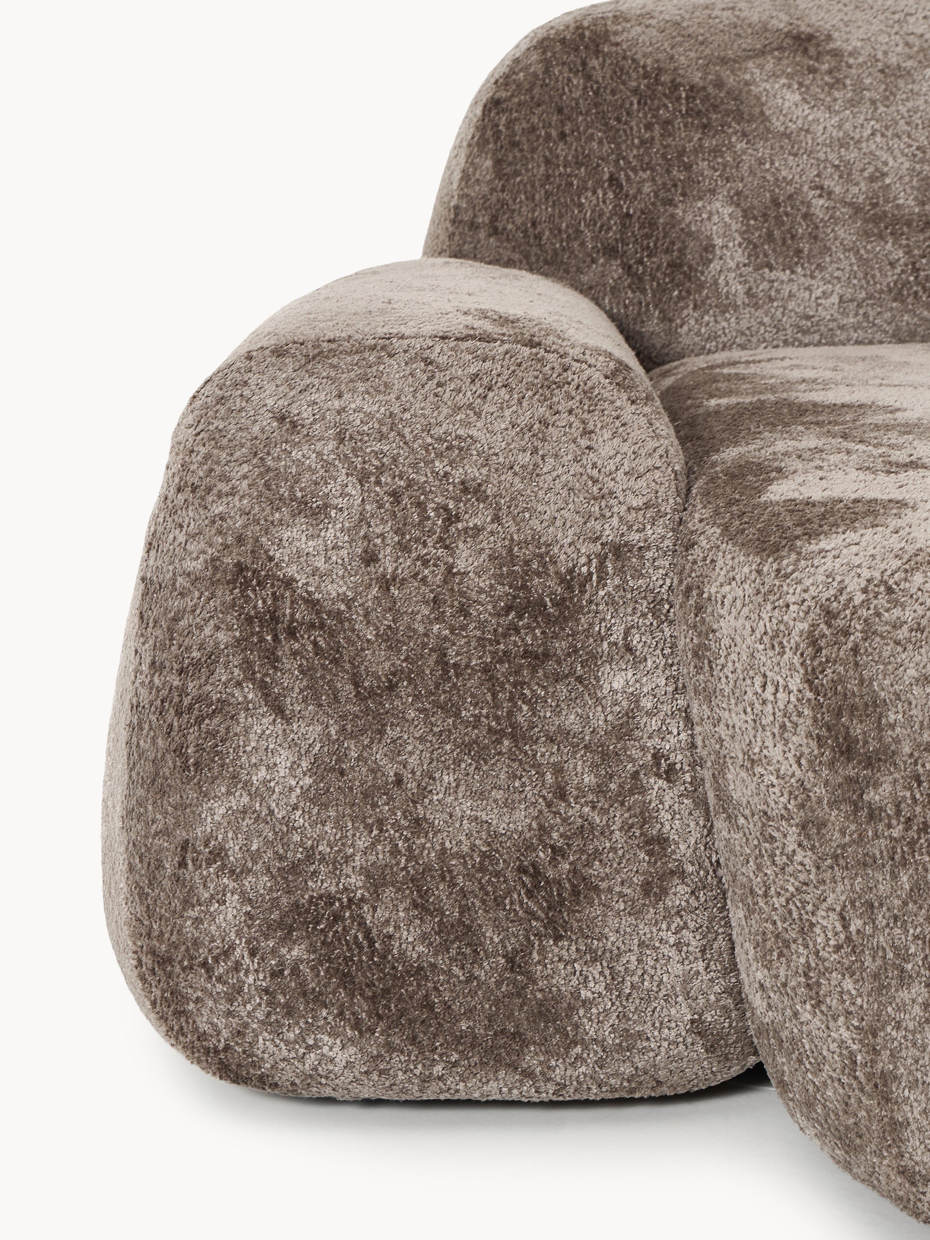 XL-Loungesessel Wolke aus Teddy-Bouclé