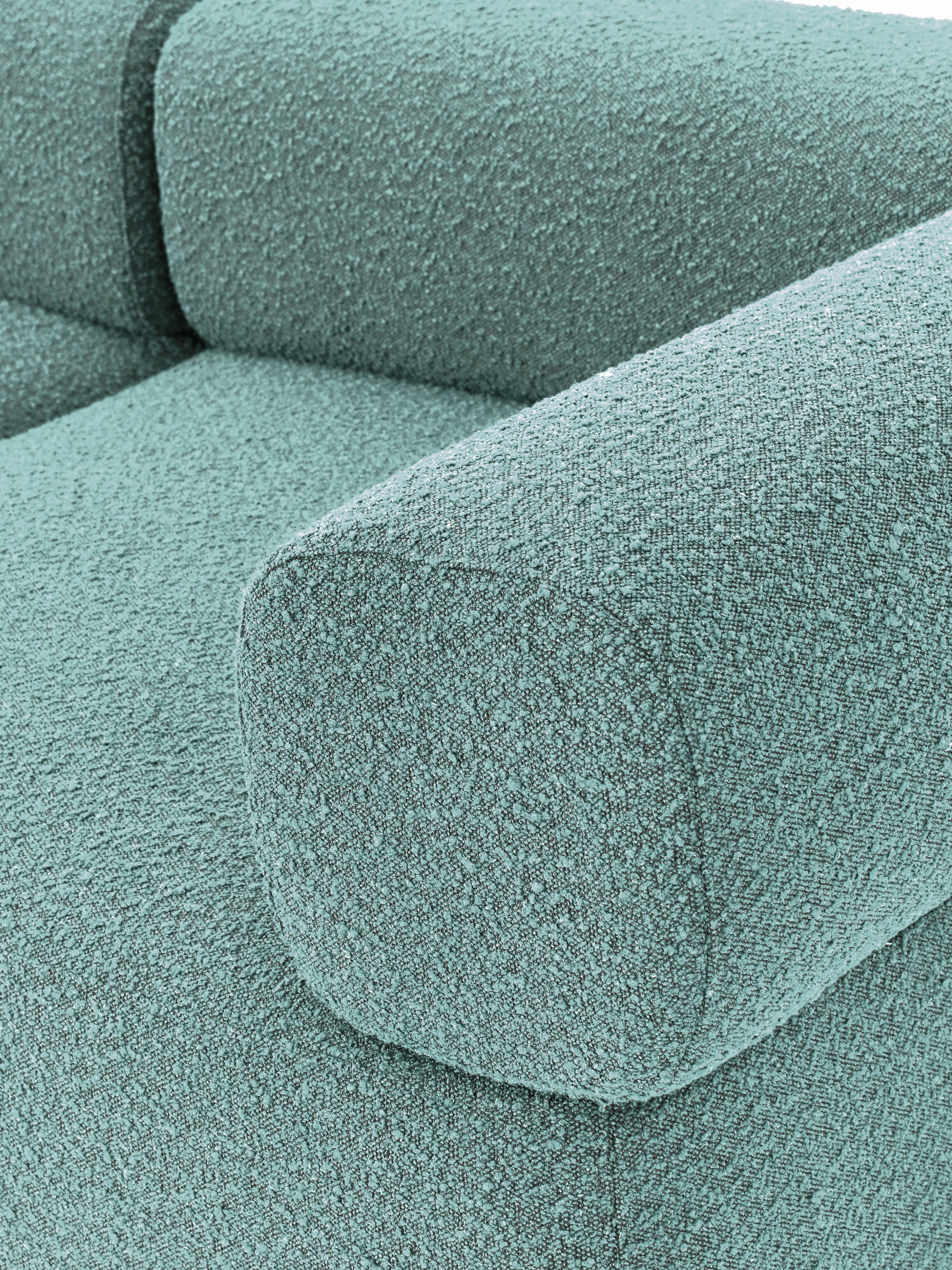 Großes modulares Bouclé-Sofa Anton