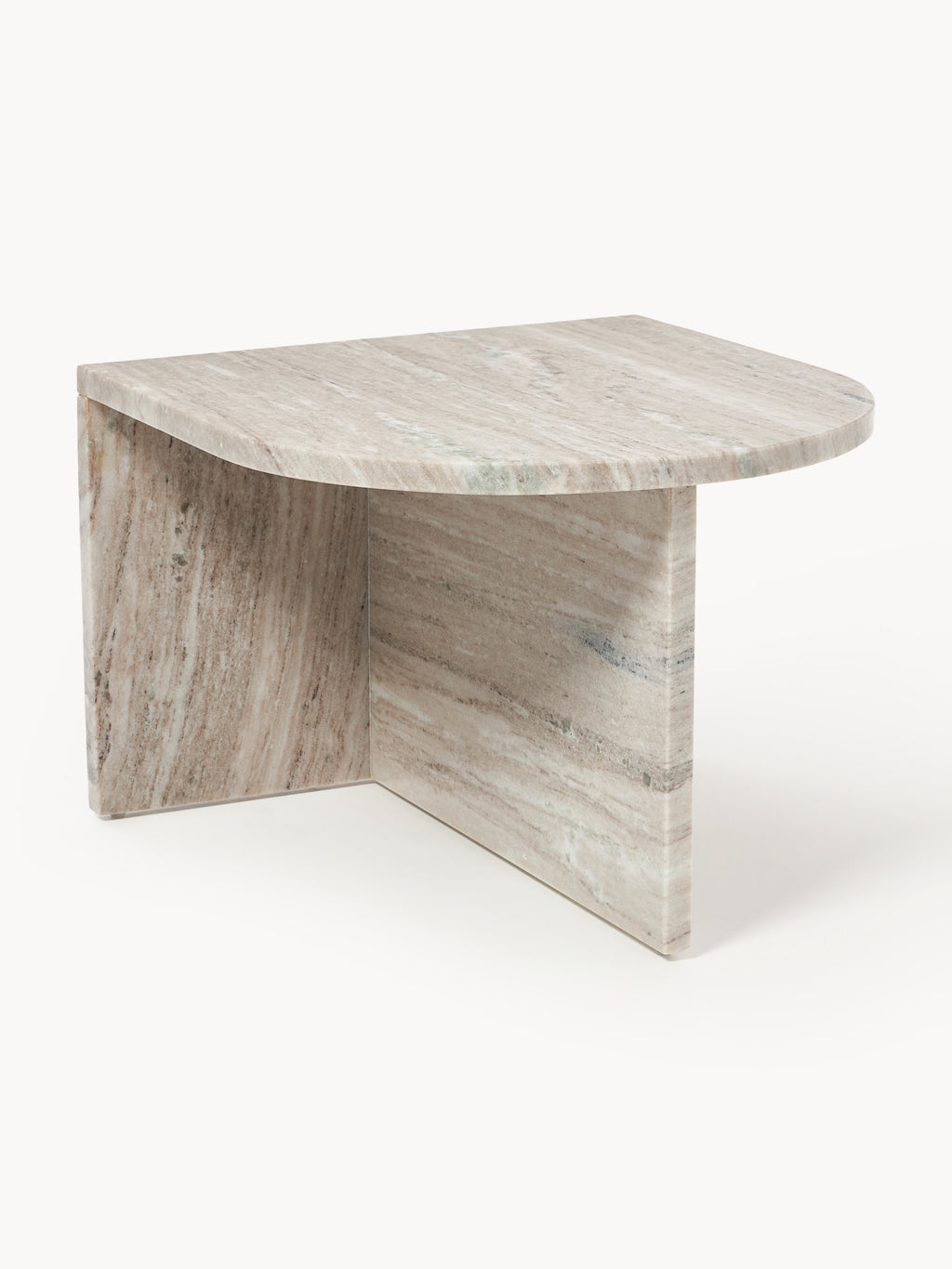 Galeriebild 1 - Ovaler Couchtisch Leander aus Marmor