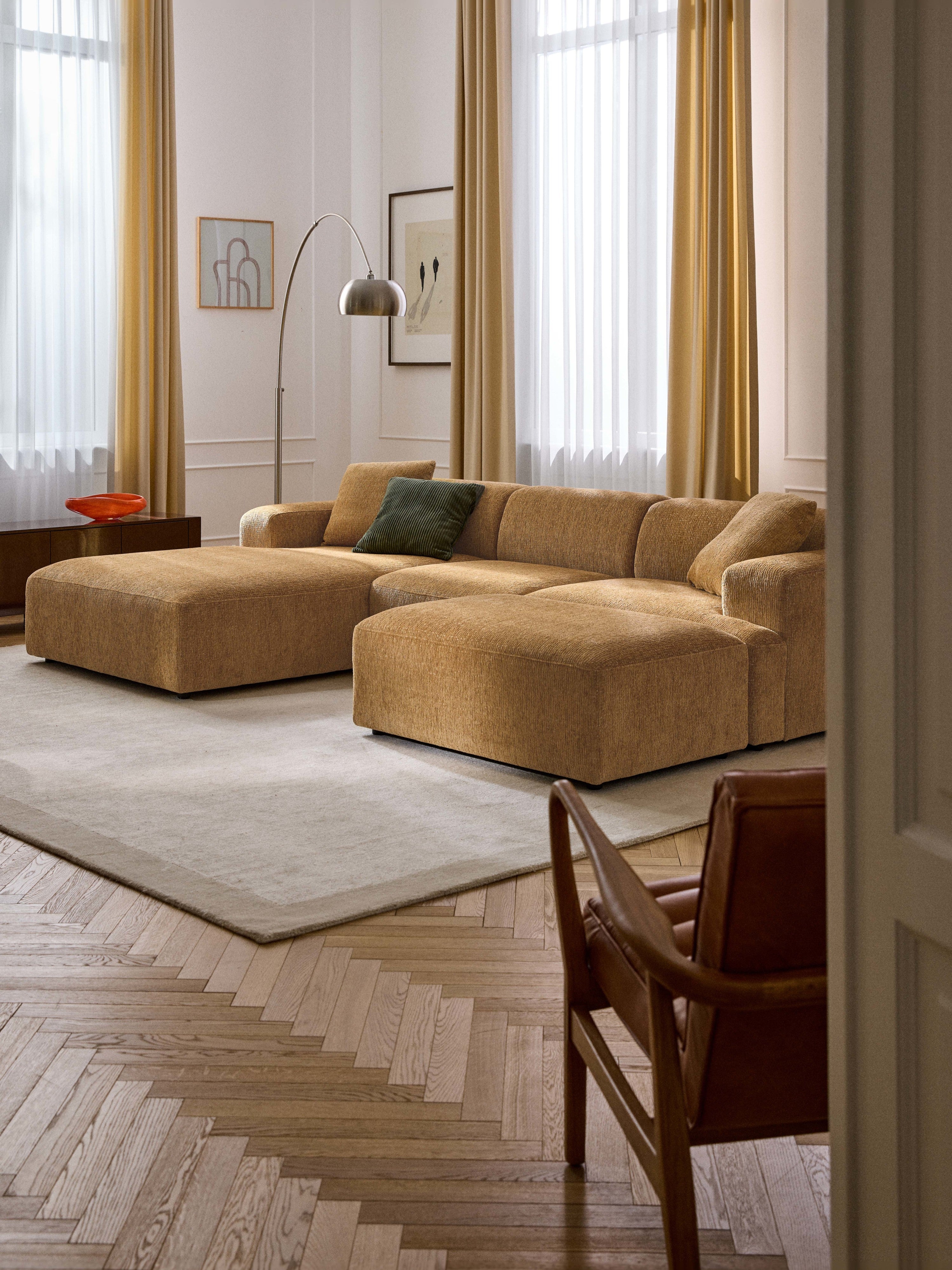 XL Sofa-Hocker Melva, B 116 x T 72 cm