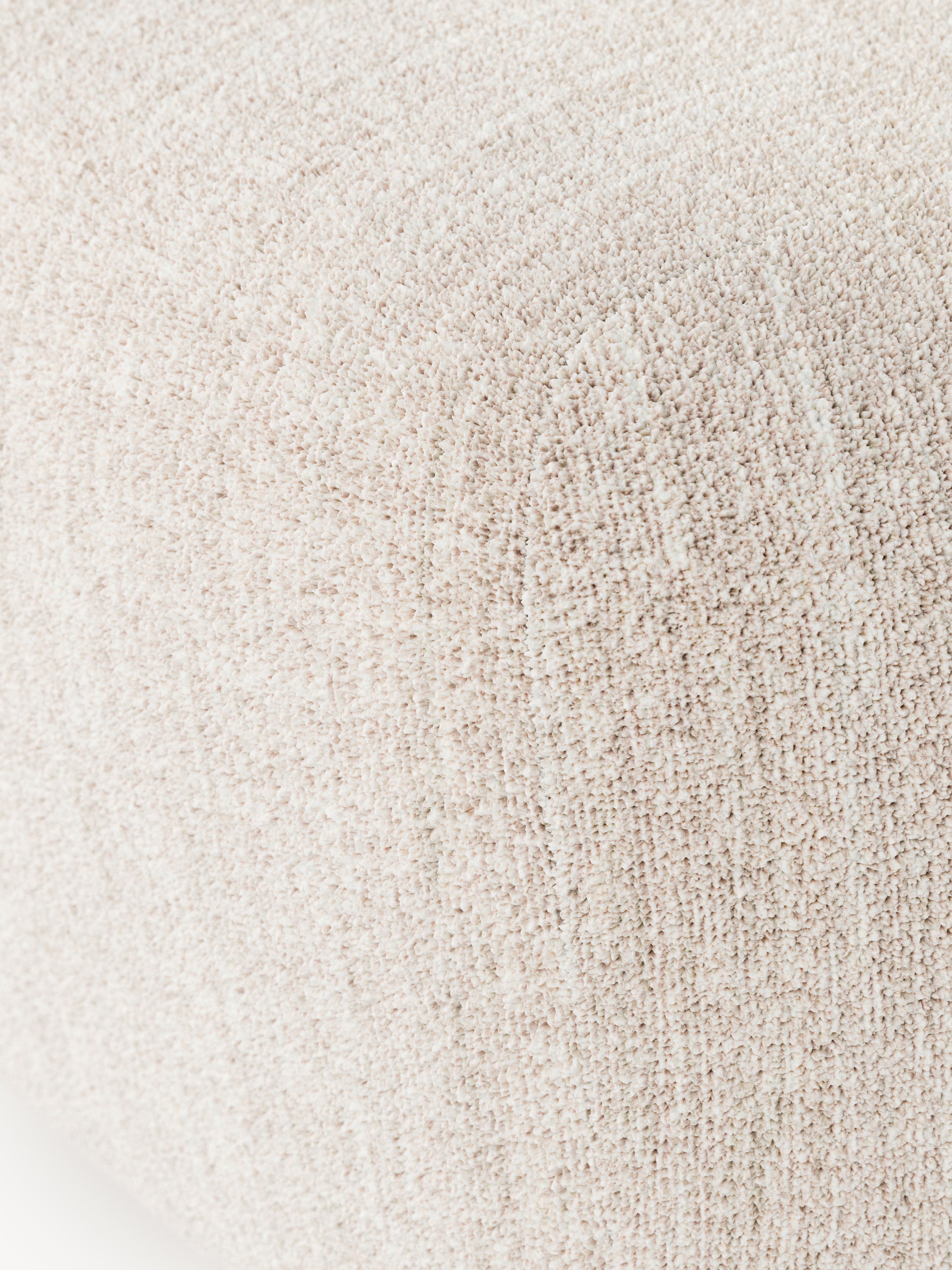 Ovaler Bouclé-Sofa-Hocker Wolke