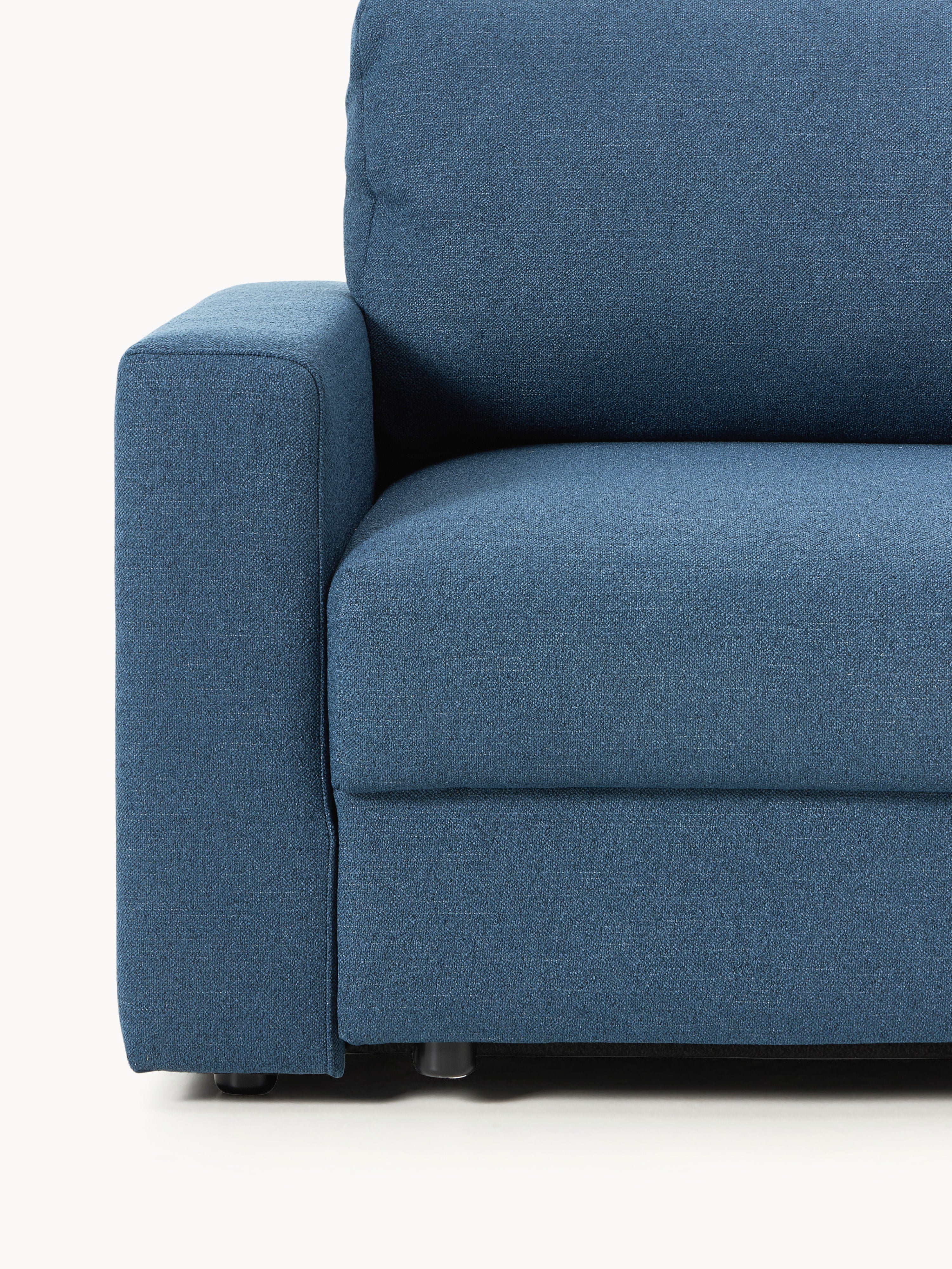 Bouclé-Schlafsofa Tasha (3-Sitzer) mit Stauraum