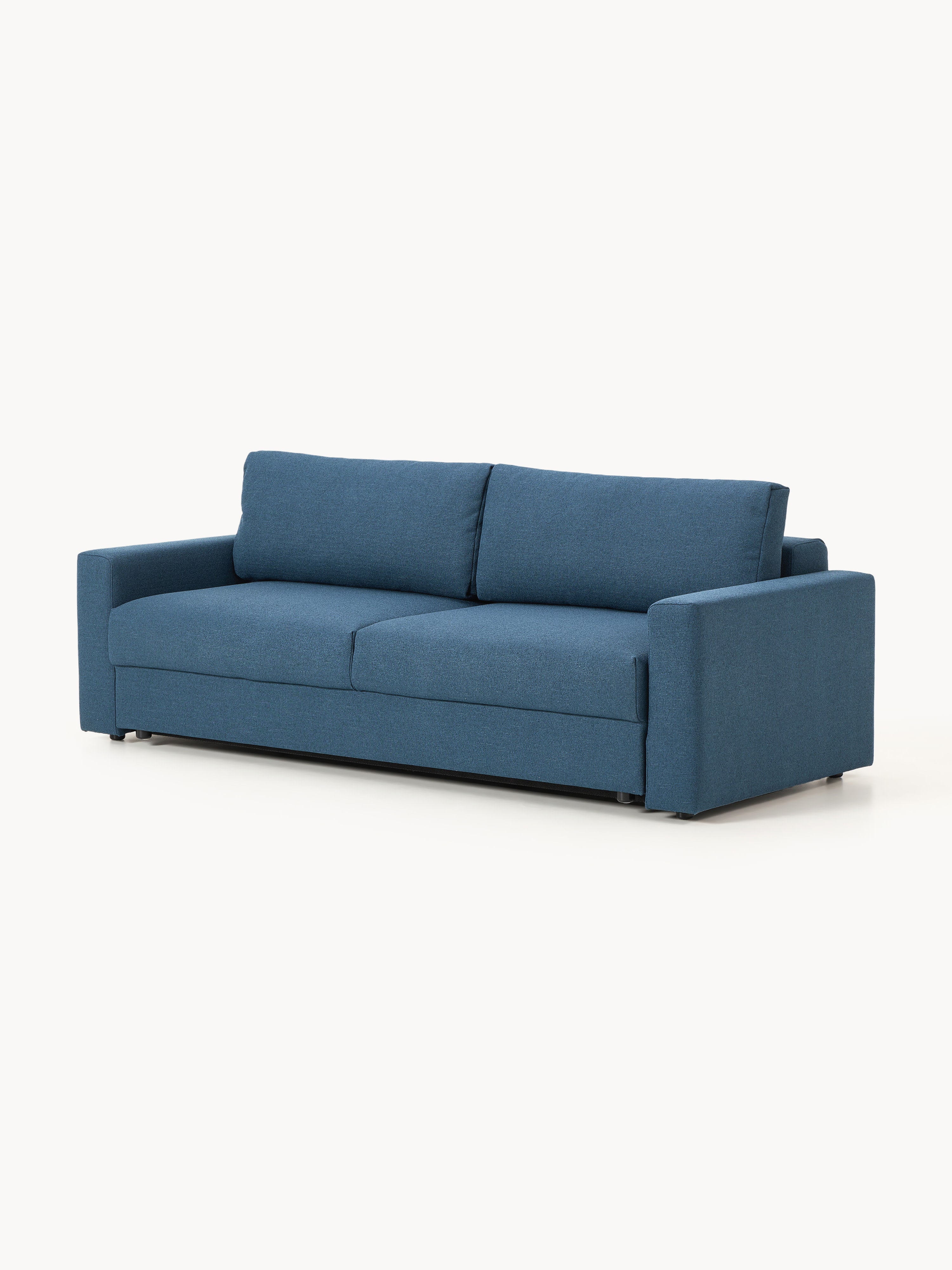 Bouclé-Schlafsofa Tasha (3-Sitzer) mit Stauraum