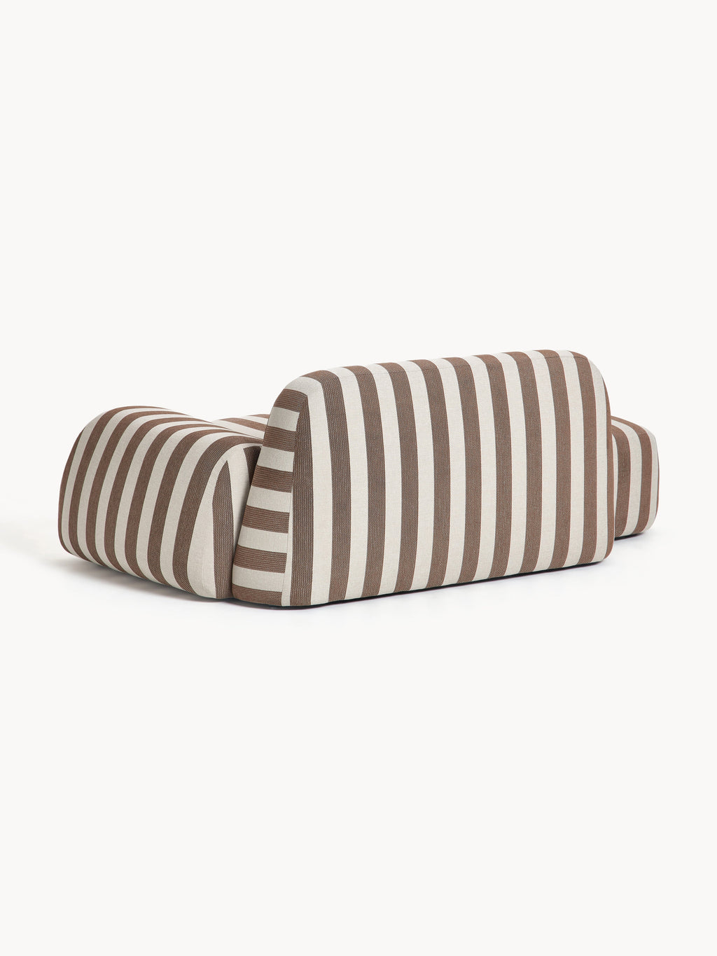 Gestreiftes Sofa Wolke (2-Sitzer) mit Chaiselongue