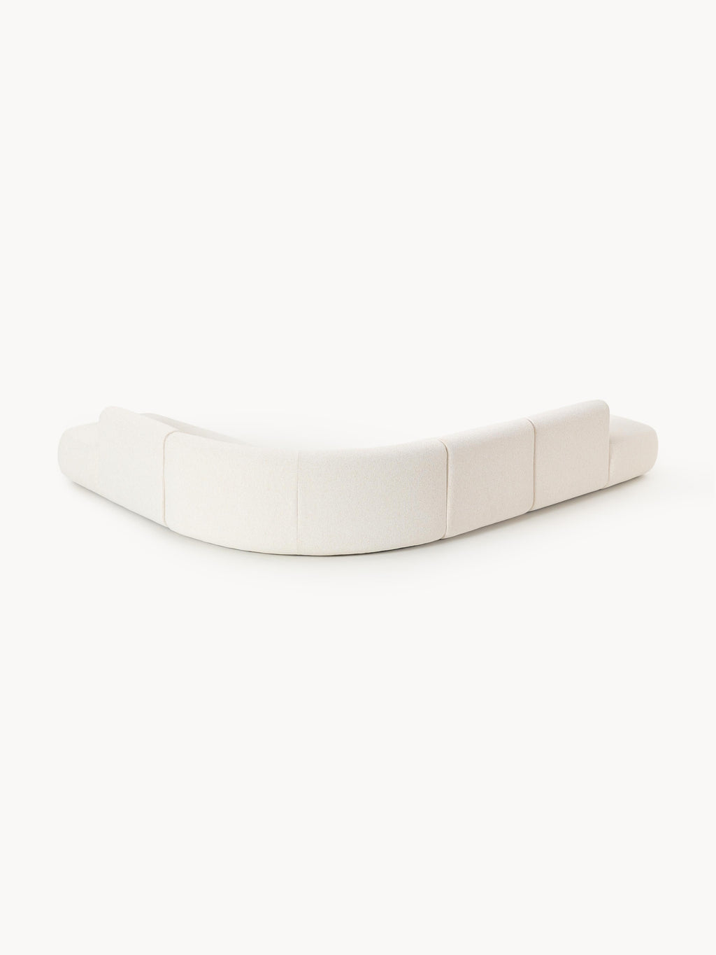 Modulares Bouclé-Ecksofa Sofia (4-Sitzer)