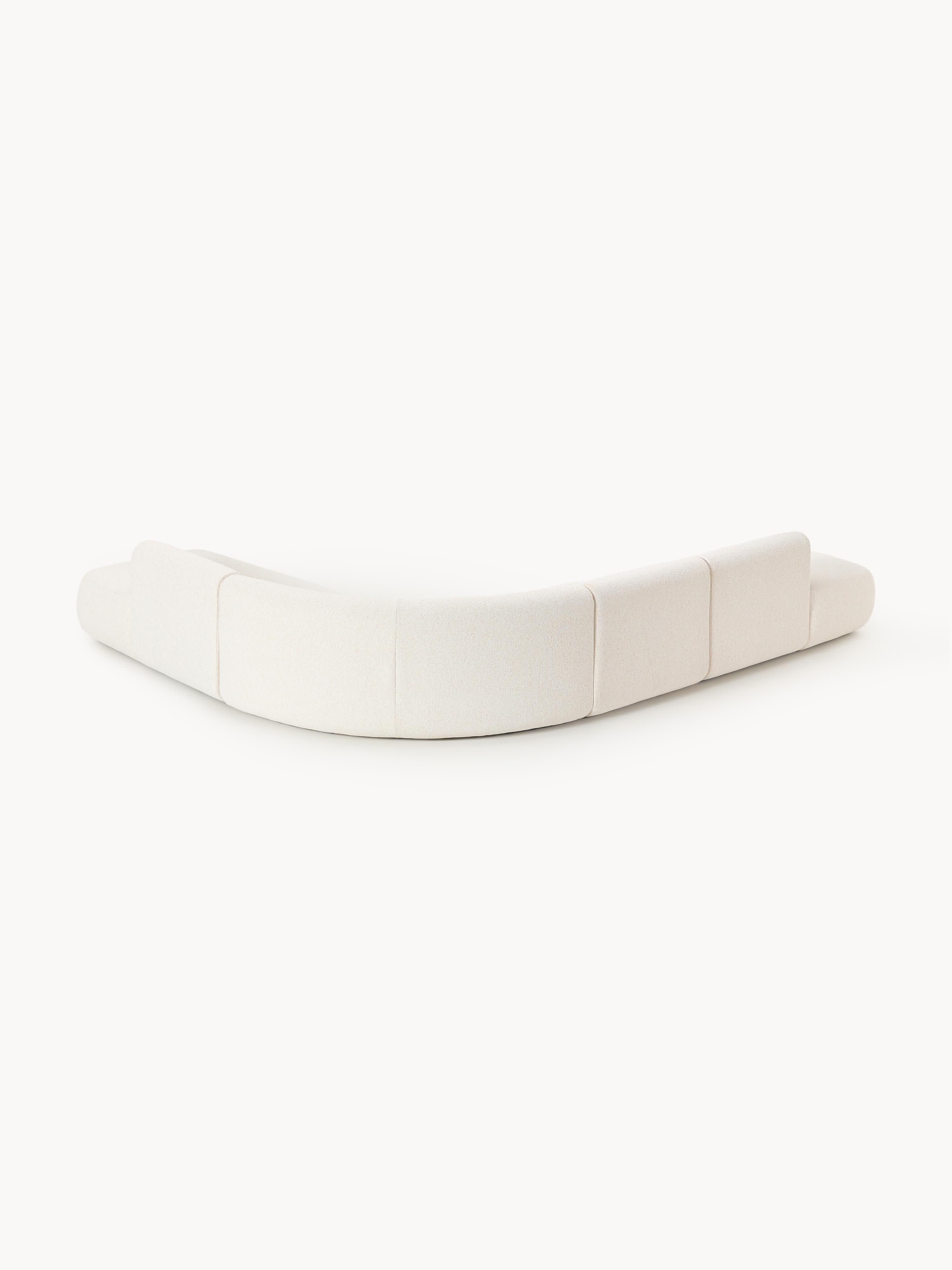 Modulares Bouclé-Ecksofa Sofia (4-Sitzer)