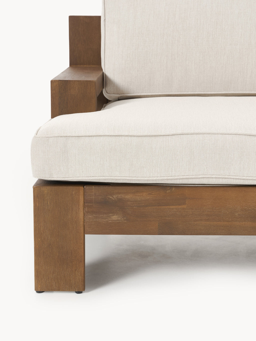 Garten-Loungesofa Joshua (3-Sitzer) aus Akazienholz