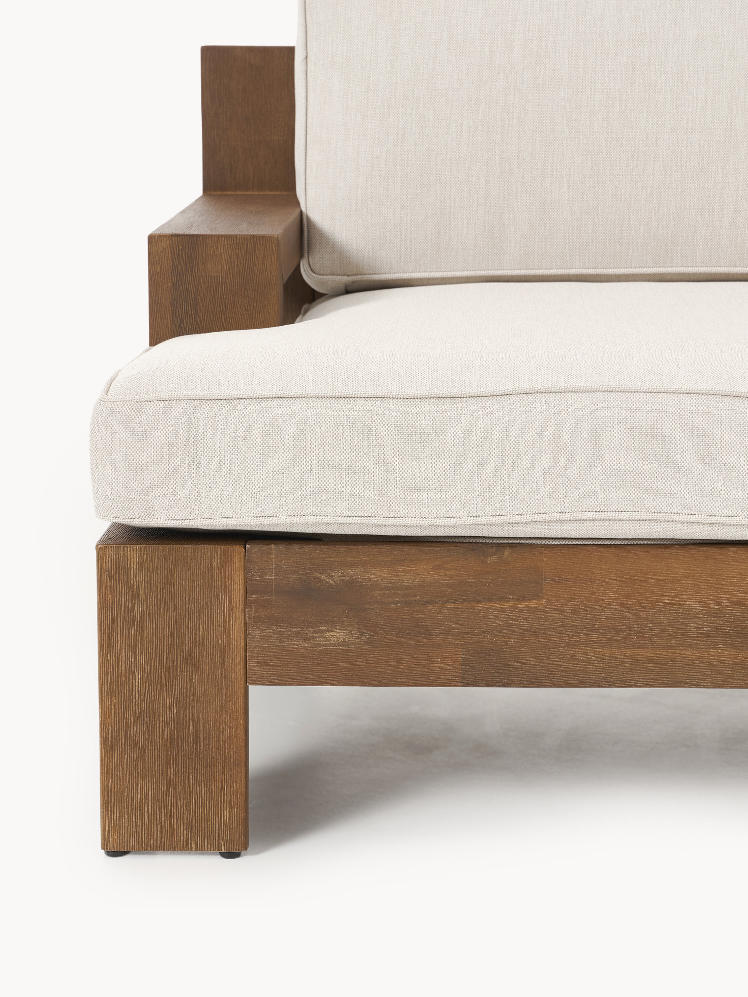Garten-Loungesofa Joshua (3-Sitzer) aus Akazienholz