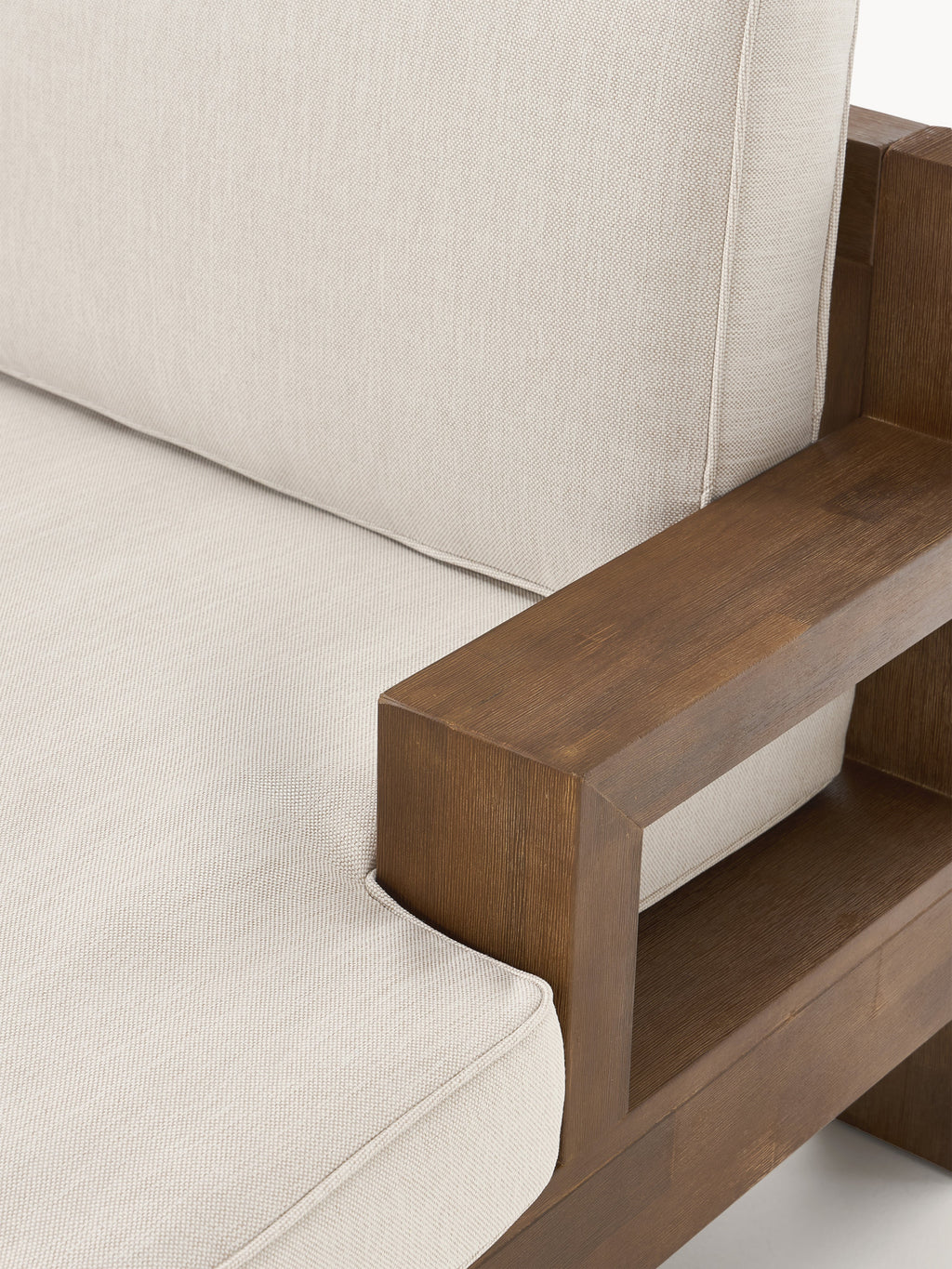 Garten-Loungesofa Joshua (3-Sitzer) aus Akazienholz